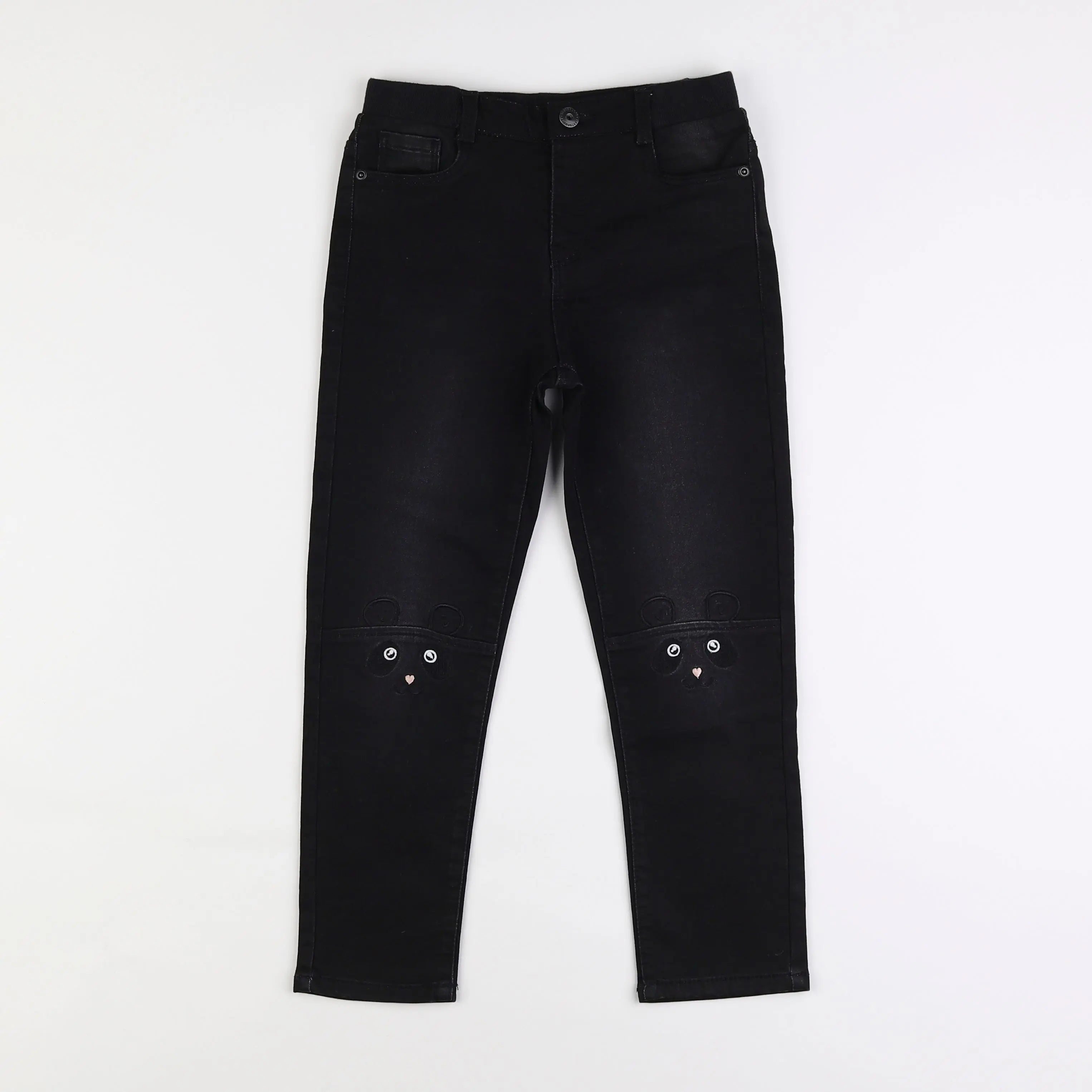 Vertbaudet - jean noir - 8 ans