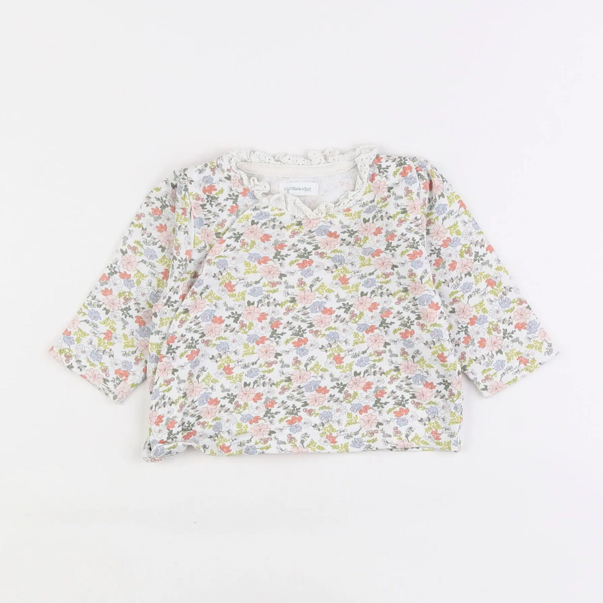 Vertbaudet - tee-shirt multicolore - 3 mois