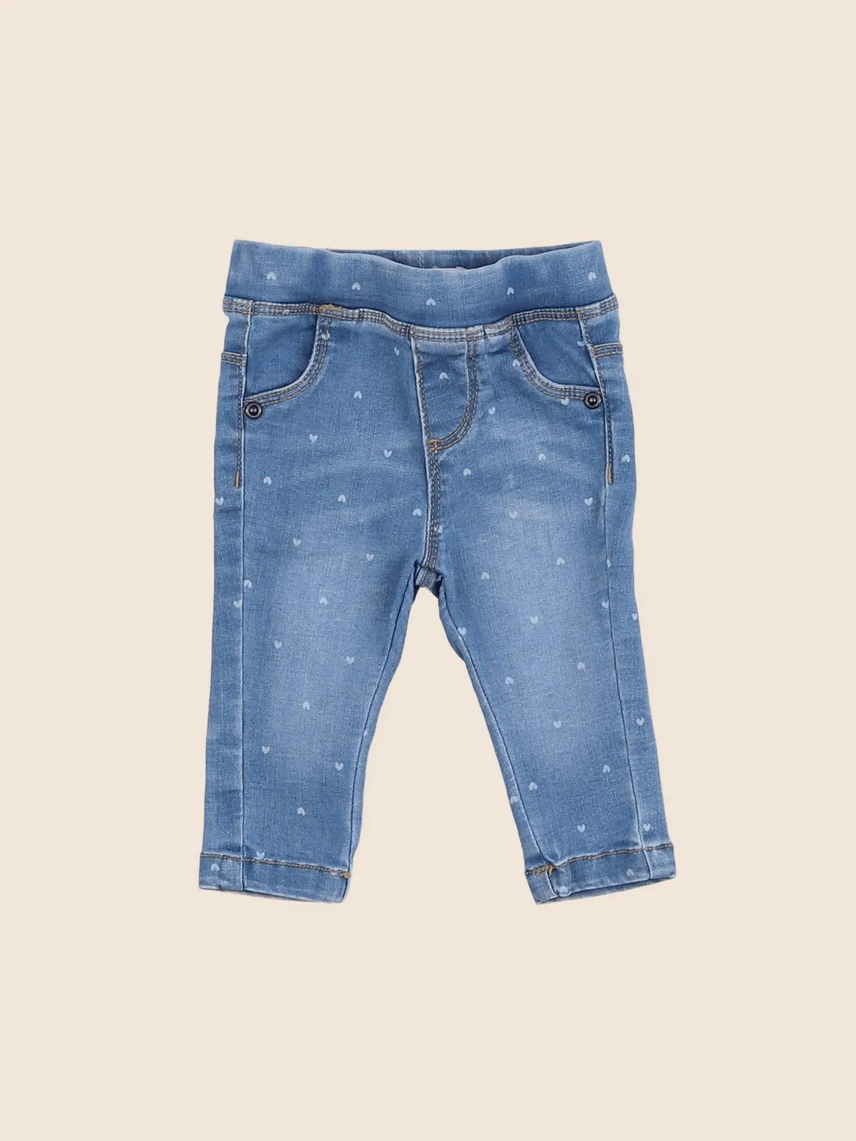 Vertbaudet - jegging bleu - 3 mois