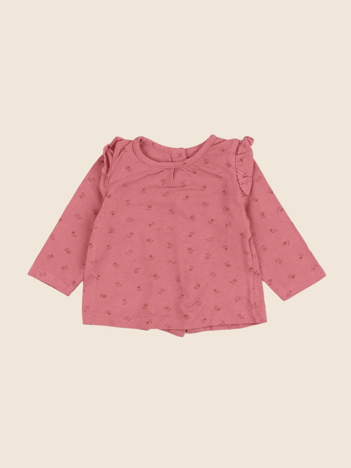 Vertbaudet - tee-shirt rose - 3 mois