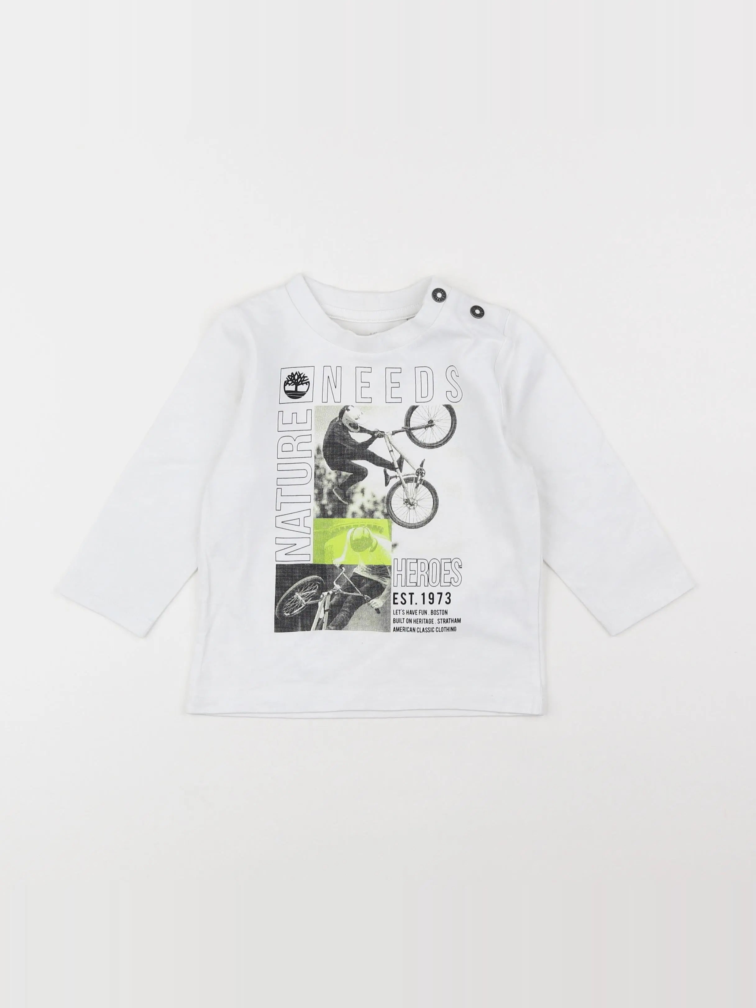 Timberland - tee-shirt blanc - 18 mois