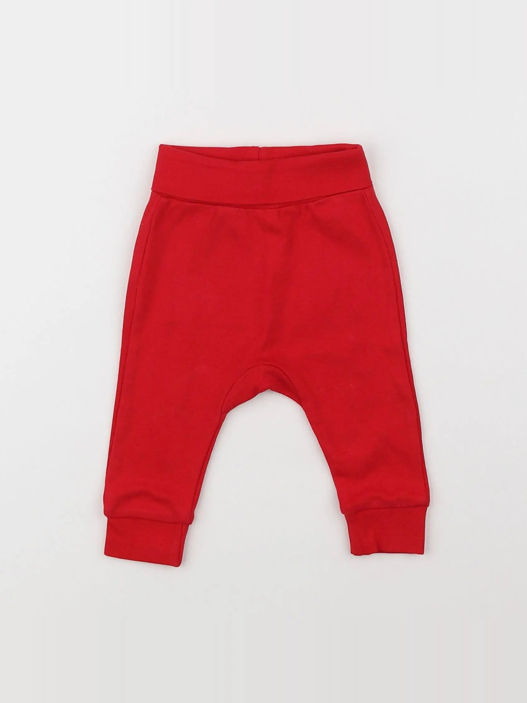 H&M - legging rouge - 3 mois