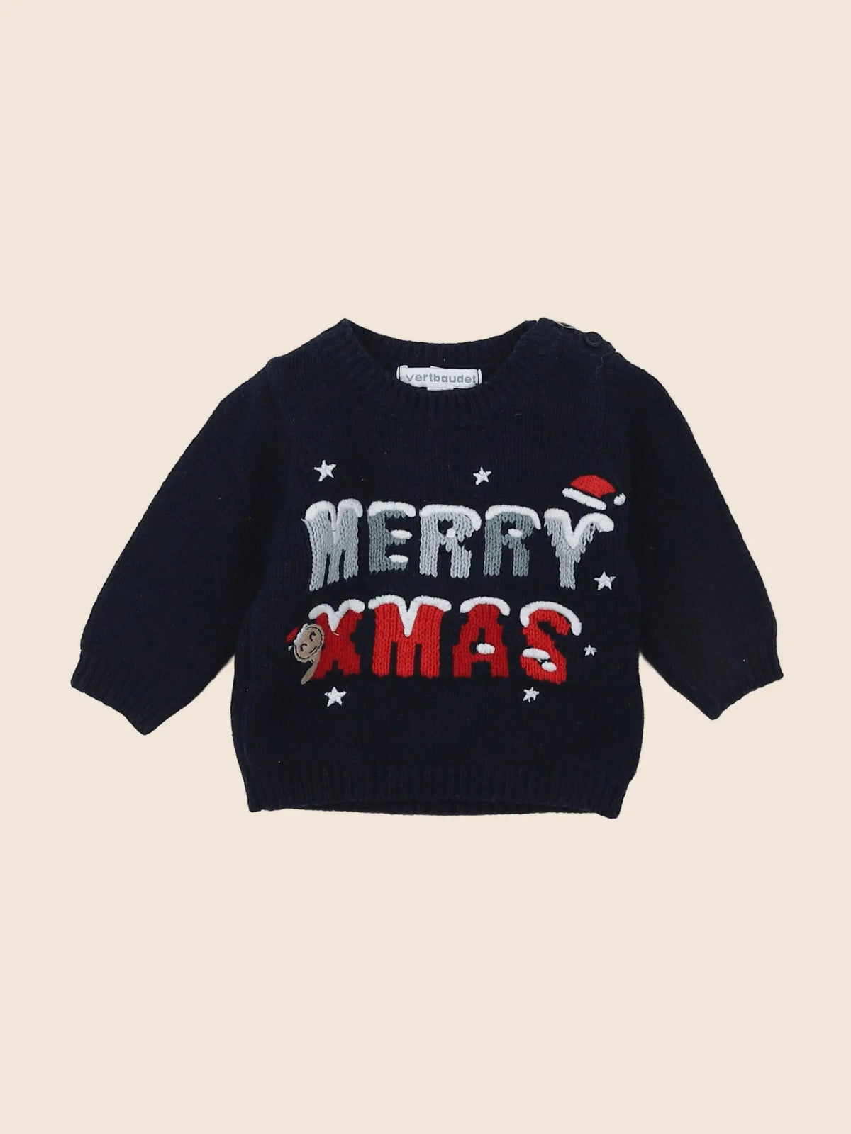 Vertbaudet - pull multicolore - 3 mois