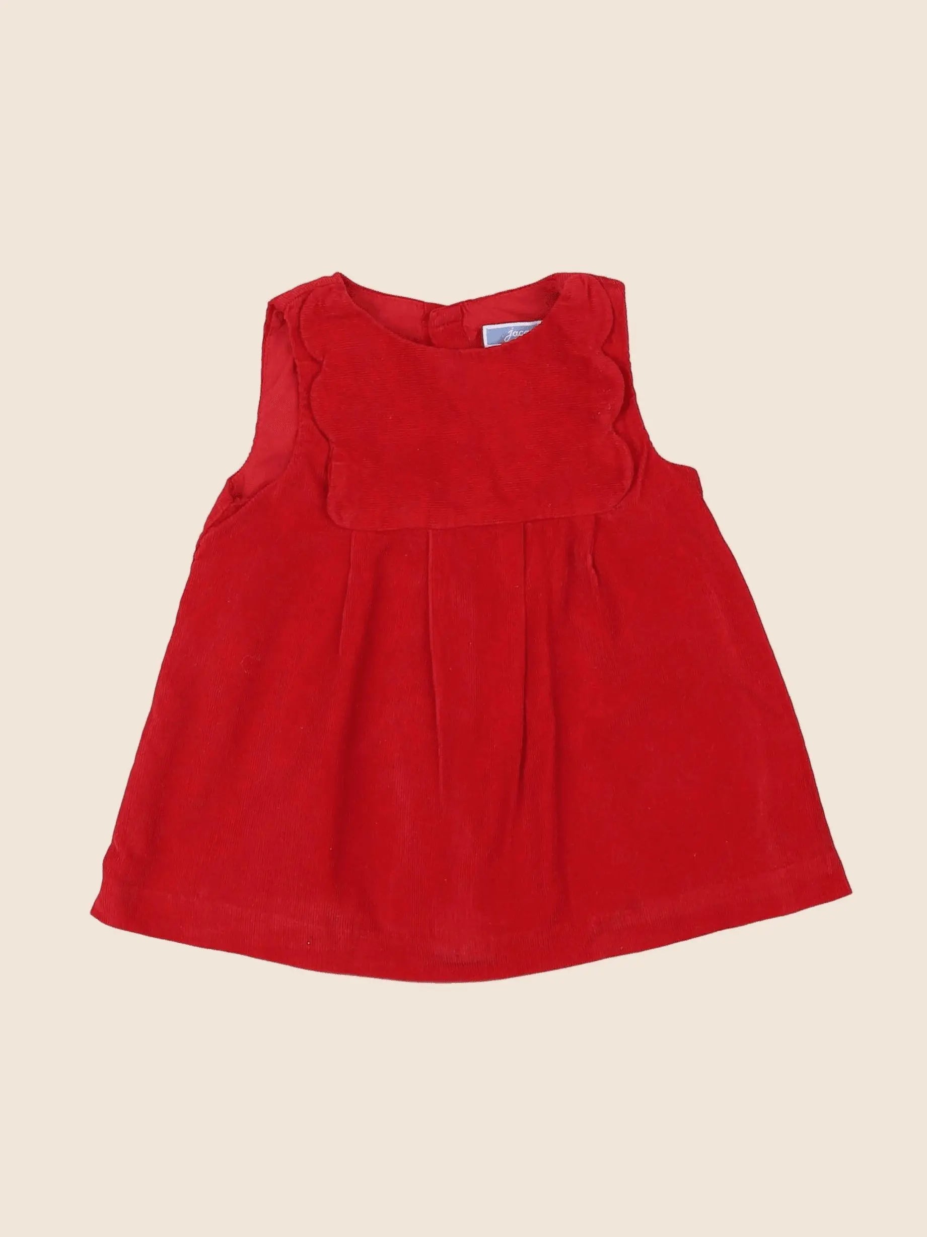 Jacadi - robe rouge - 6 mois