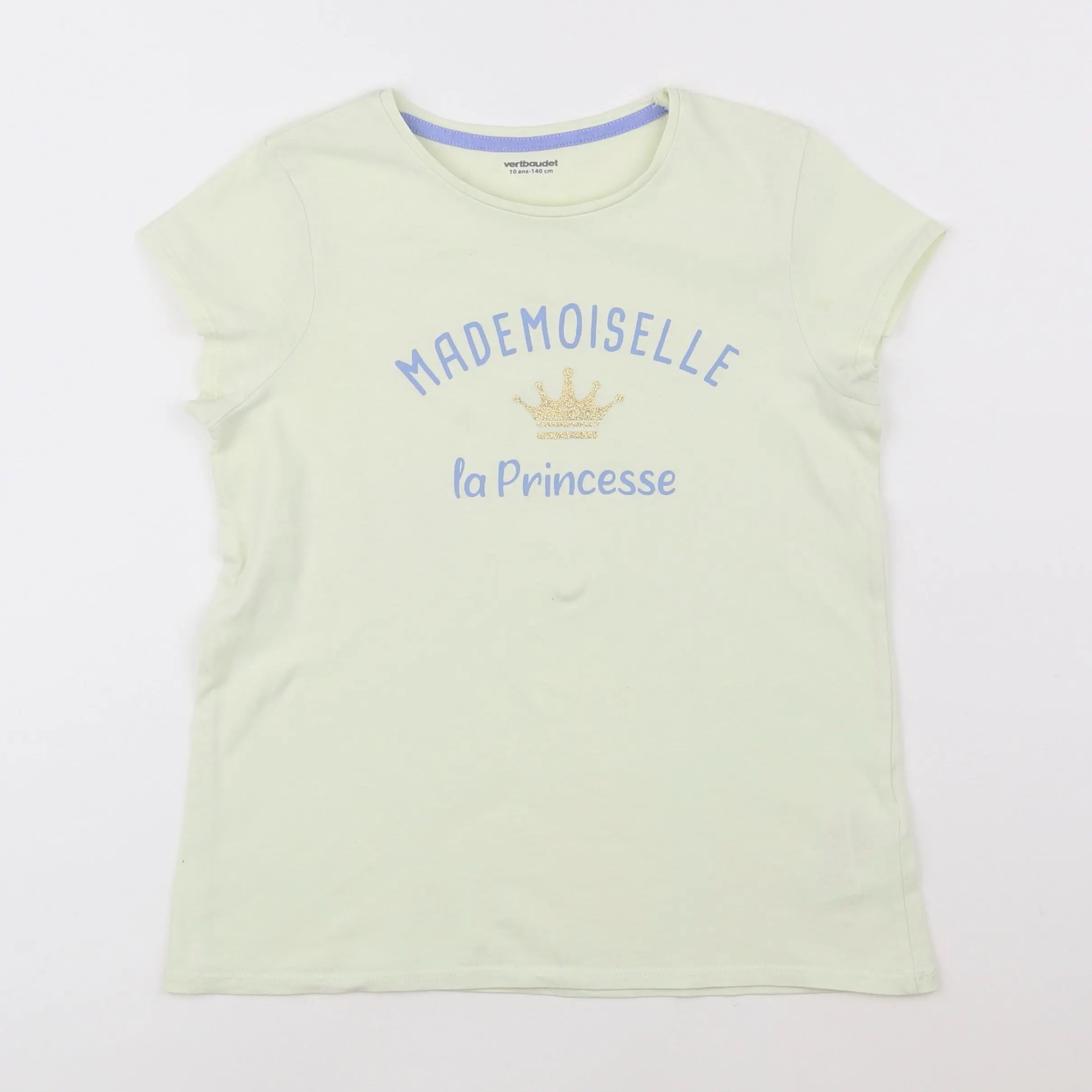 Vertbaudet - tee-shirt jaune - 10 ans
