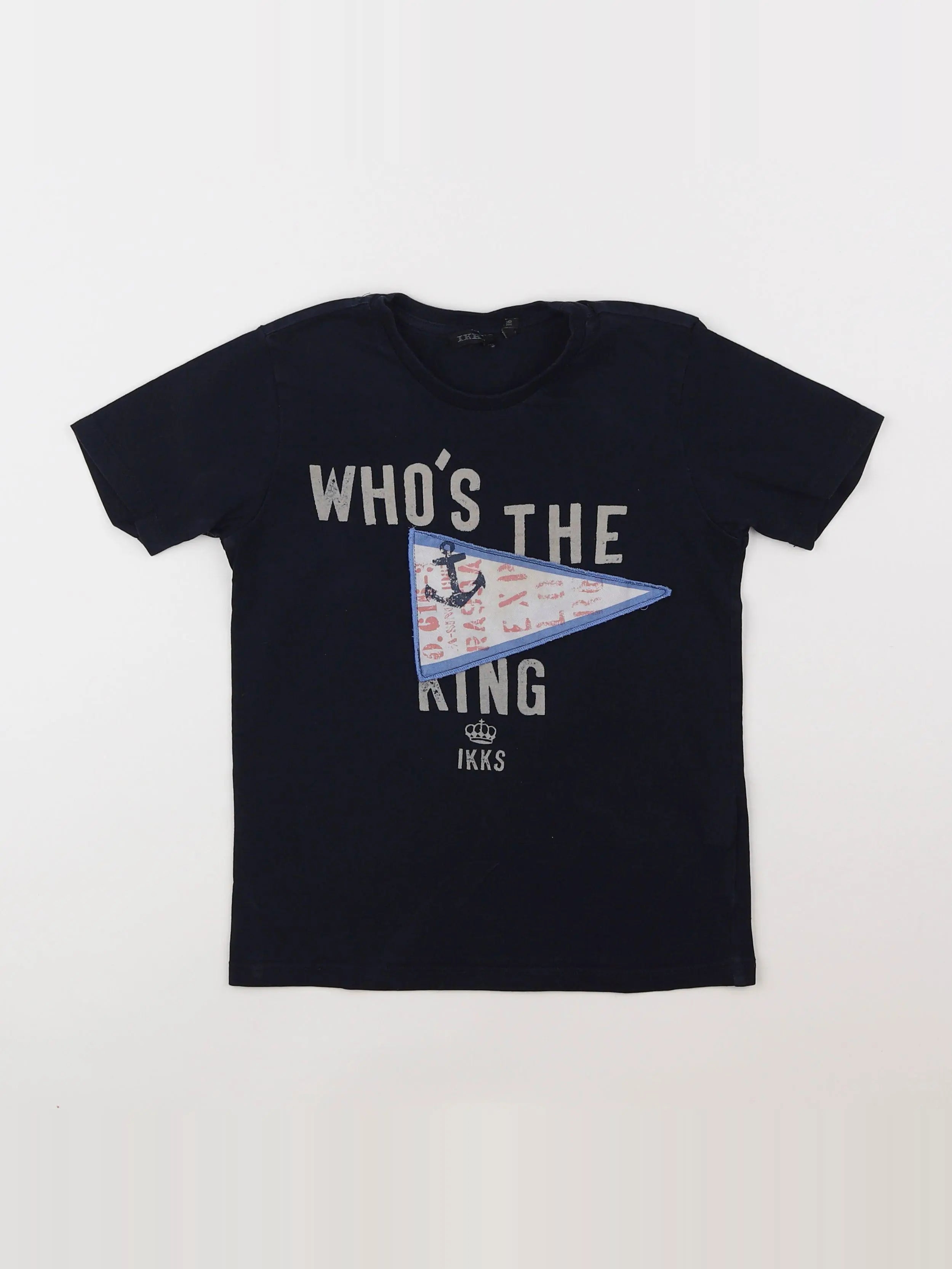 IKKS - tee-shirt bleu - 6 ans