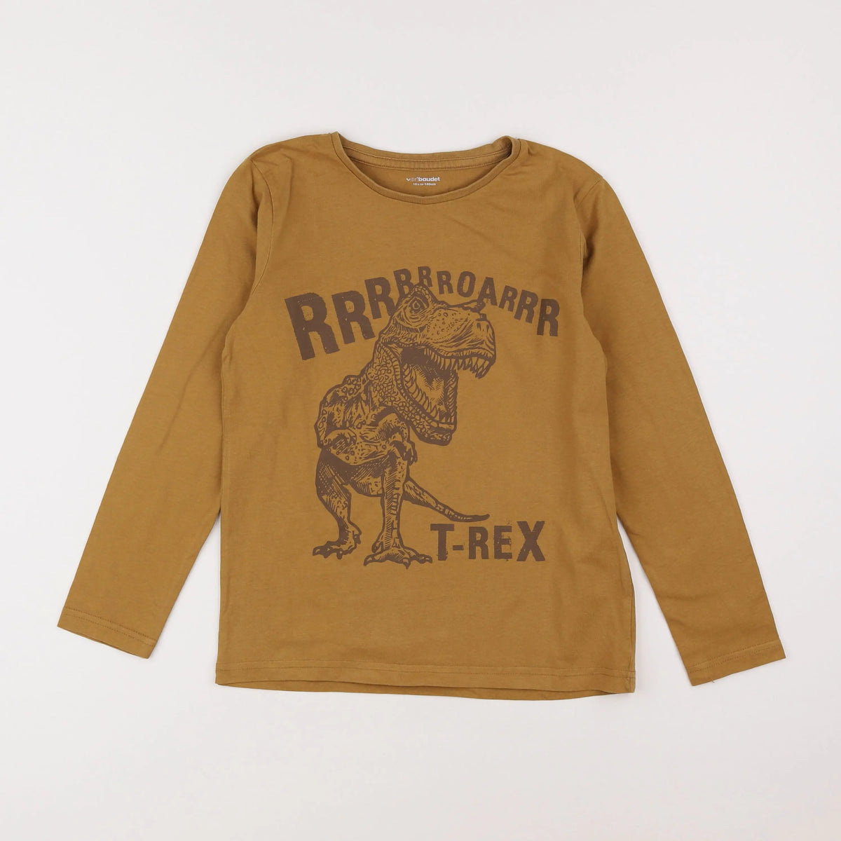 Vertbaudet - tee-shirt marron - 10 ans