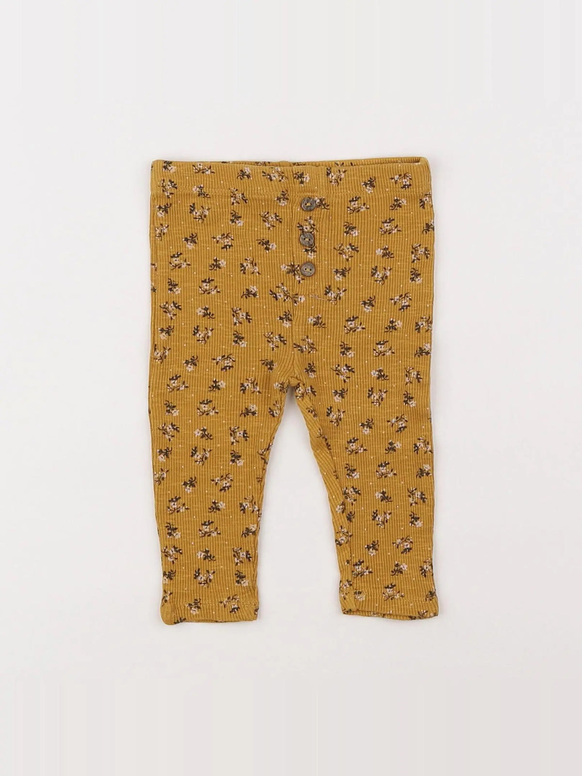 Vertbaudet - legging jaune - 6 mois