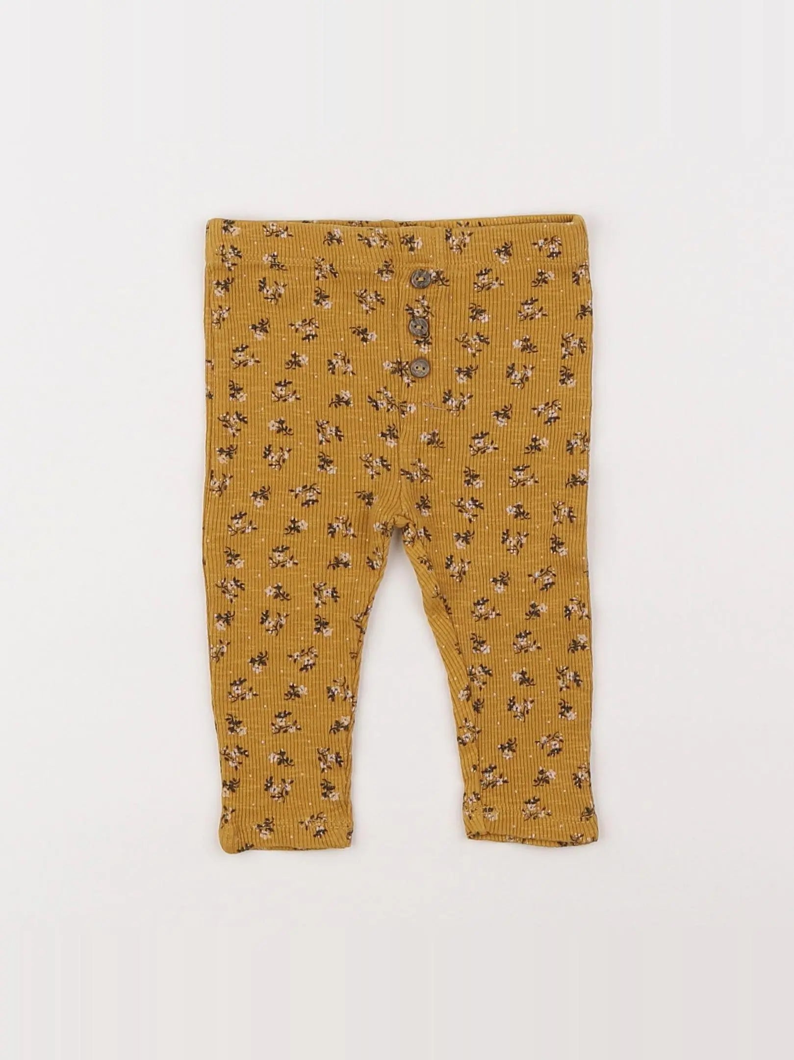 Vertbaudet - legging jaune - 6 mois