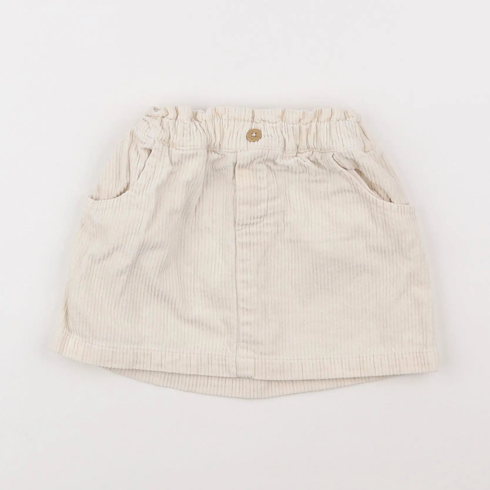 Vertbaudet - jupe beige - 2 ans