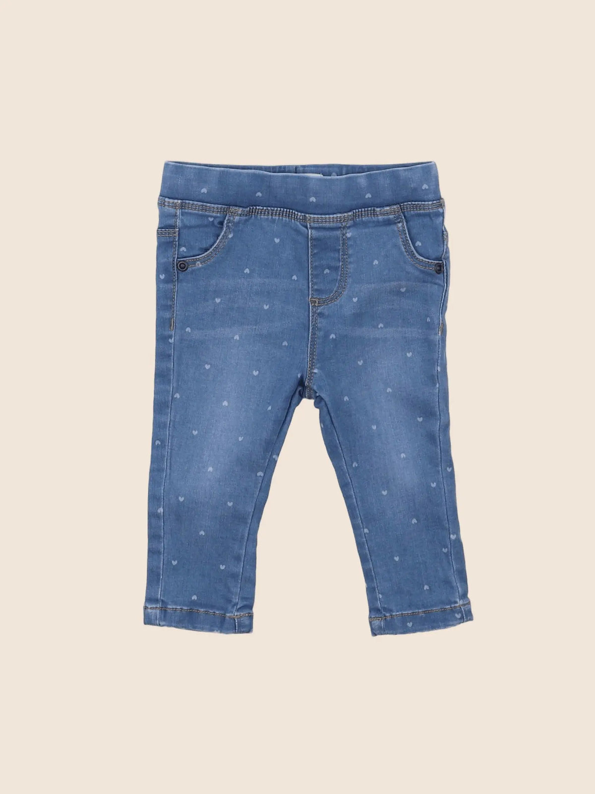 Vertbaudet - jegging bleu - 6 mois