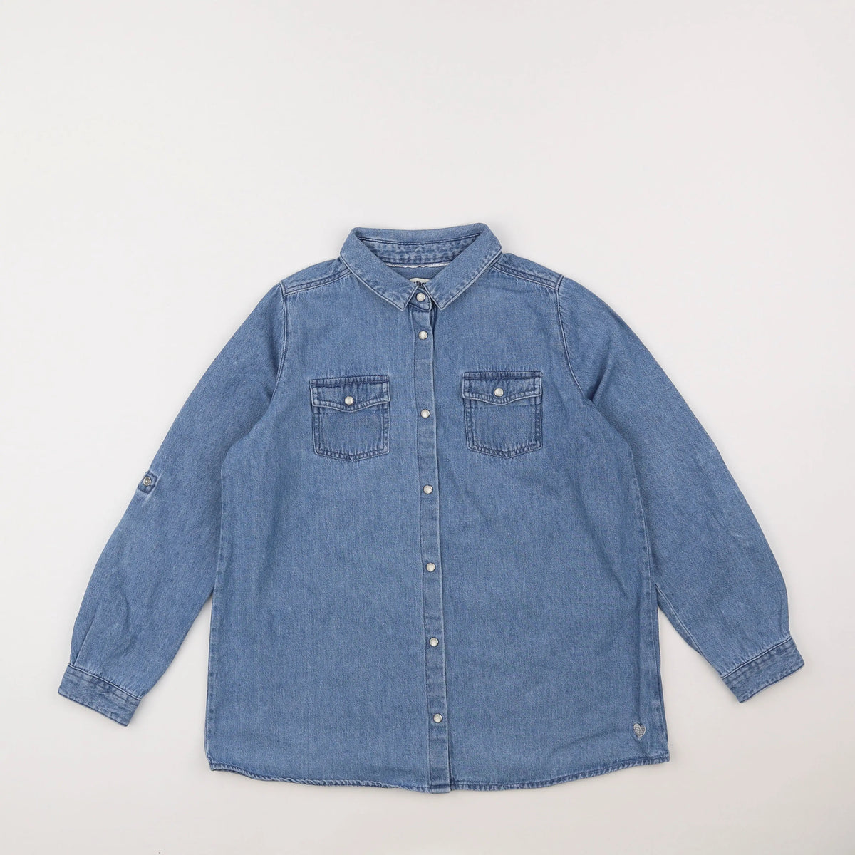 Vertbaudet - chemise bleu - 10 ans