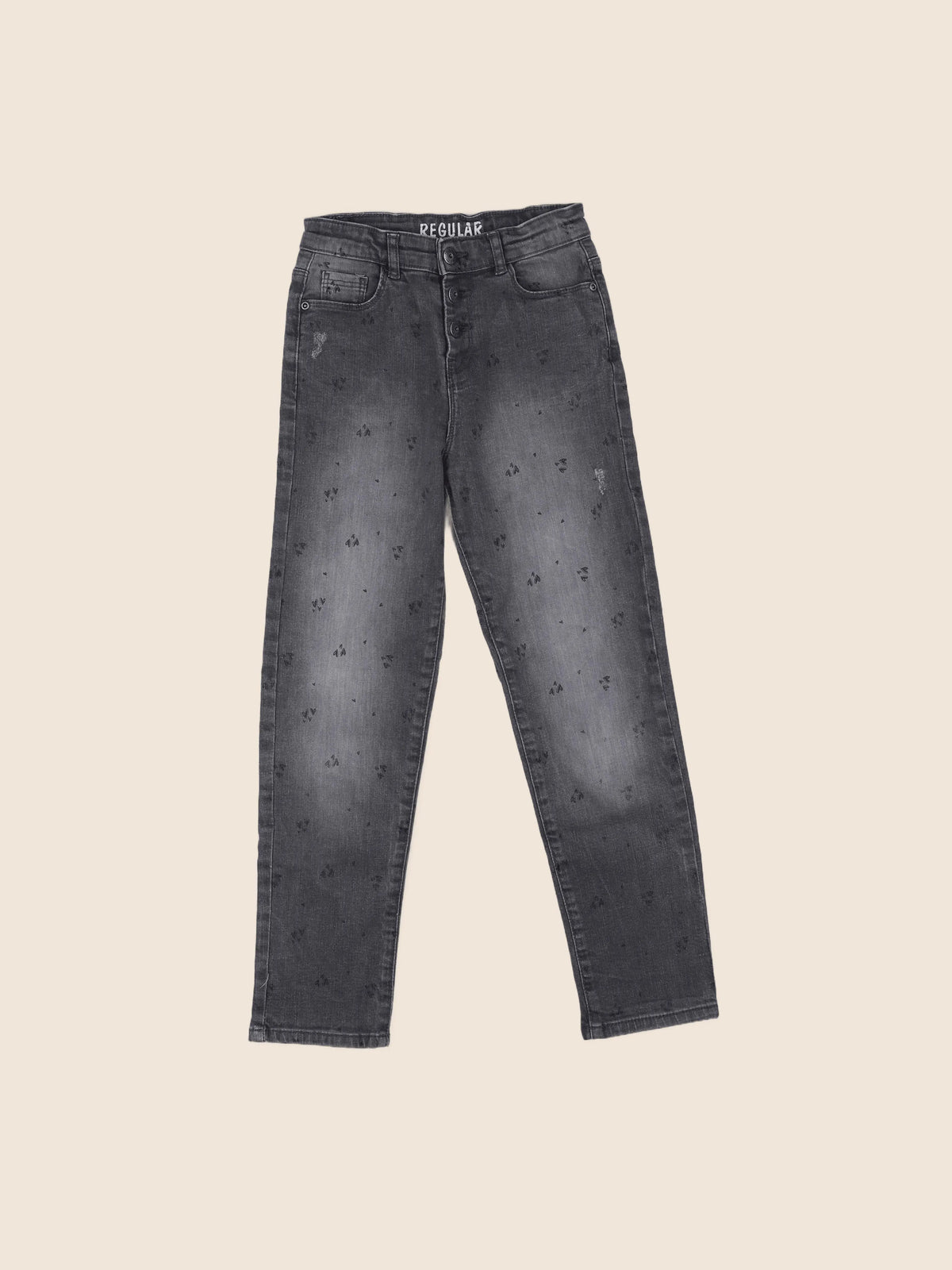 Vertbaudet - jean gris - 9 ans