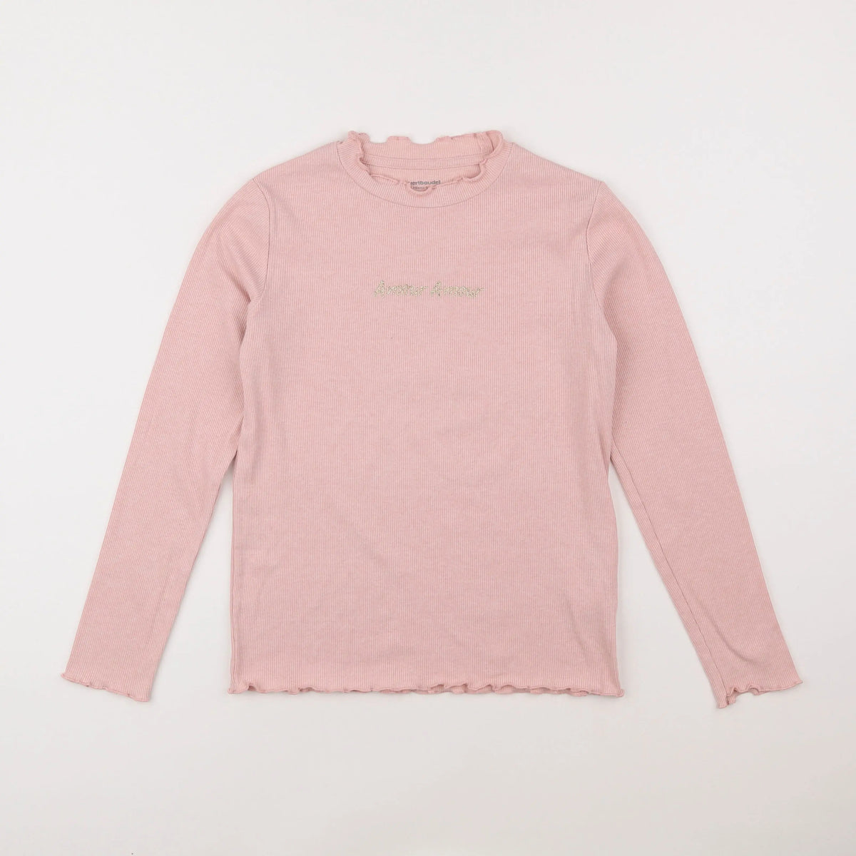 Vertbaudet - tee-shirt rose - 10 ans