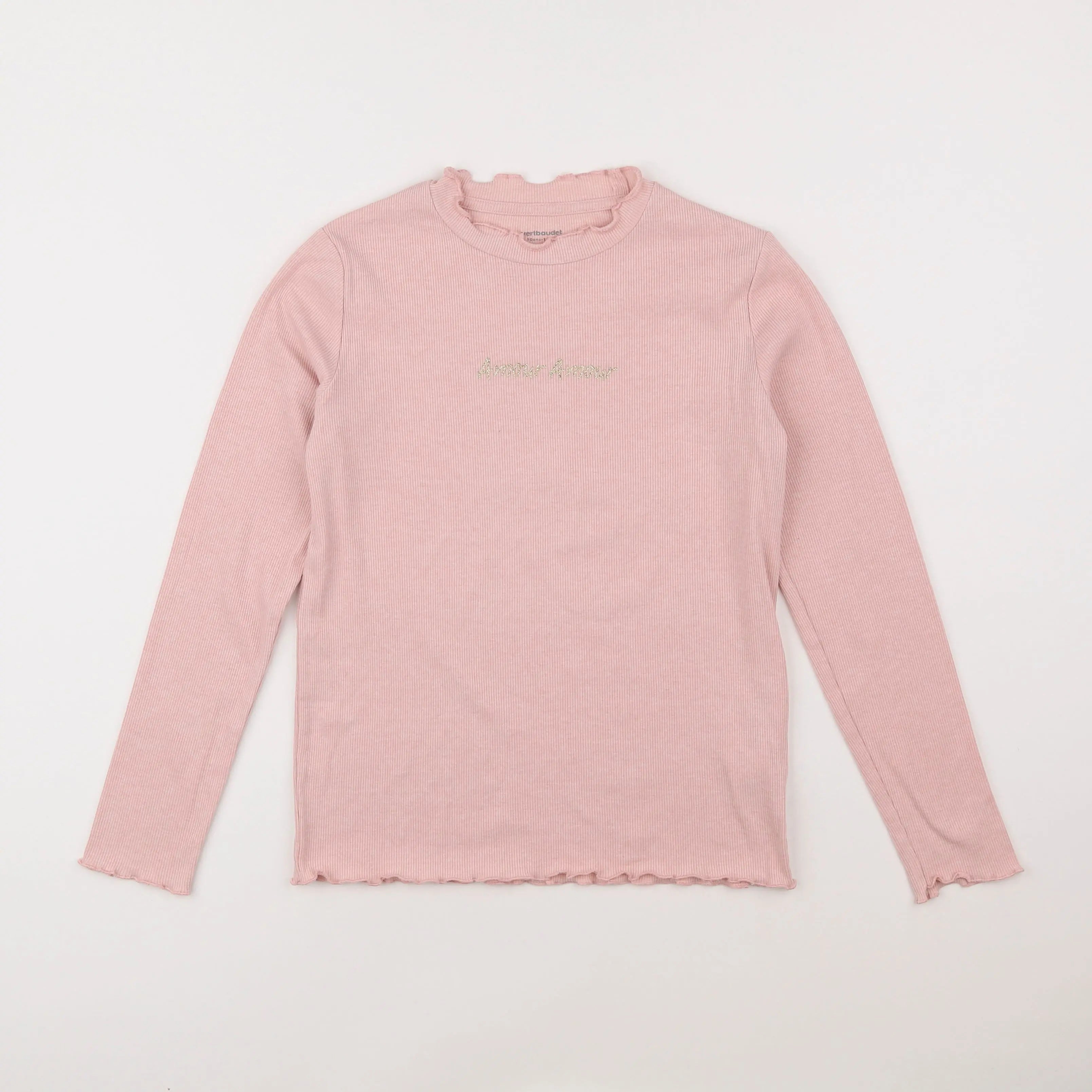 Vertbaudet - tee-shirt rose - 10 ans