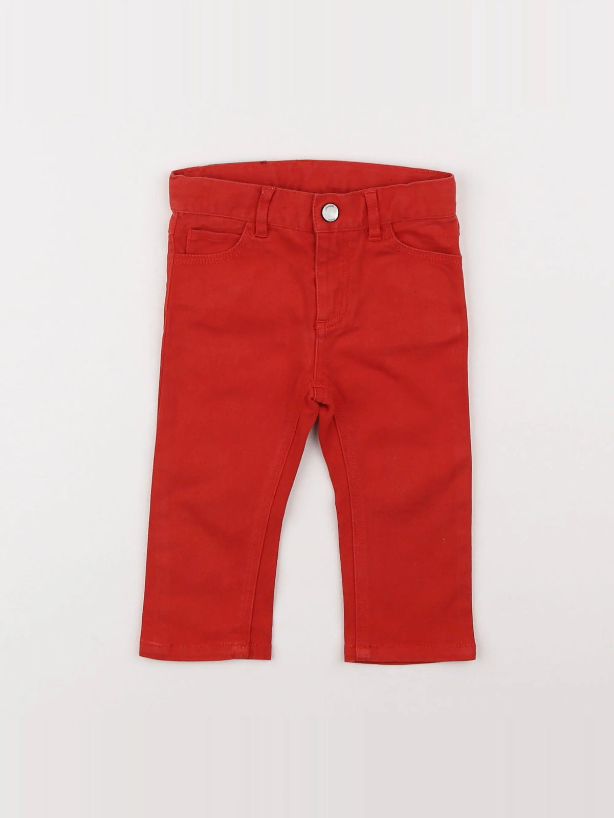 Jacadi - pantalon rouge - 12 mois