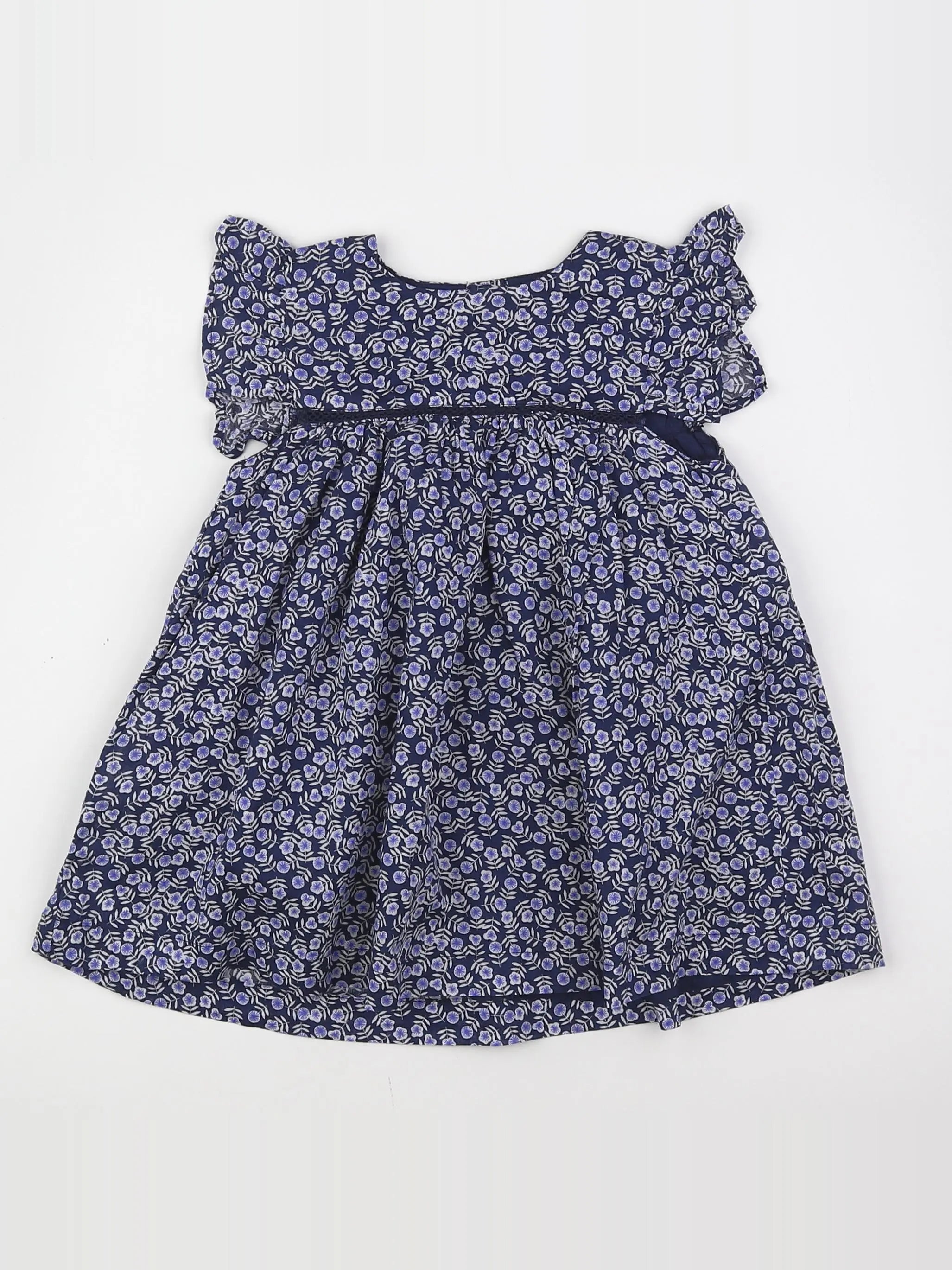 Boutchou - robe bleu - 12 mois