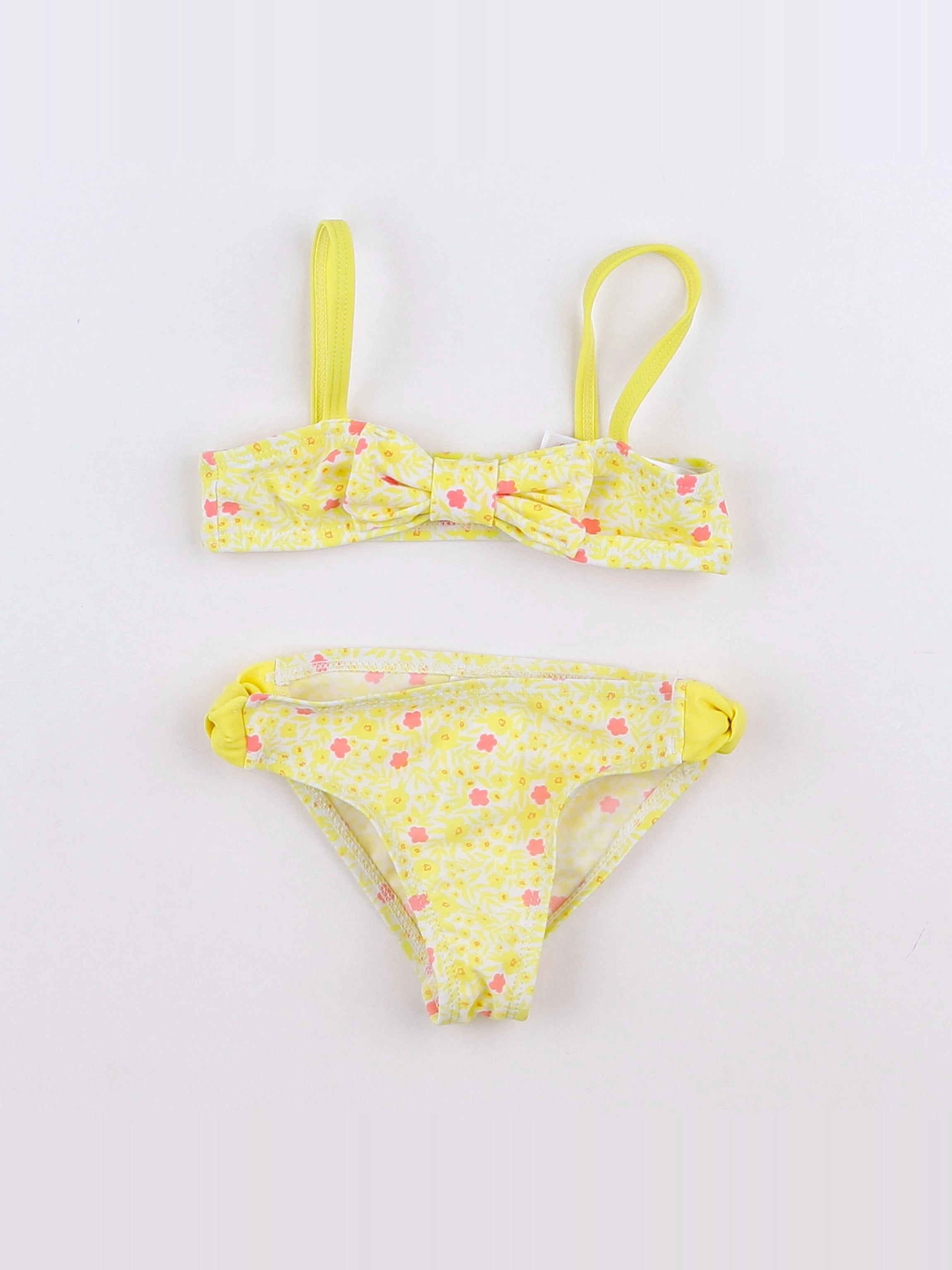 Vertbaudet - maillot de bain jaune - 2 ans