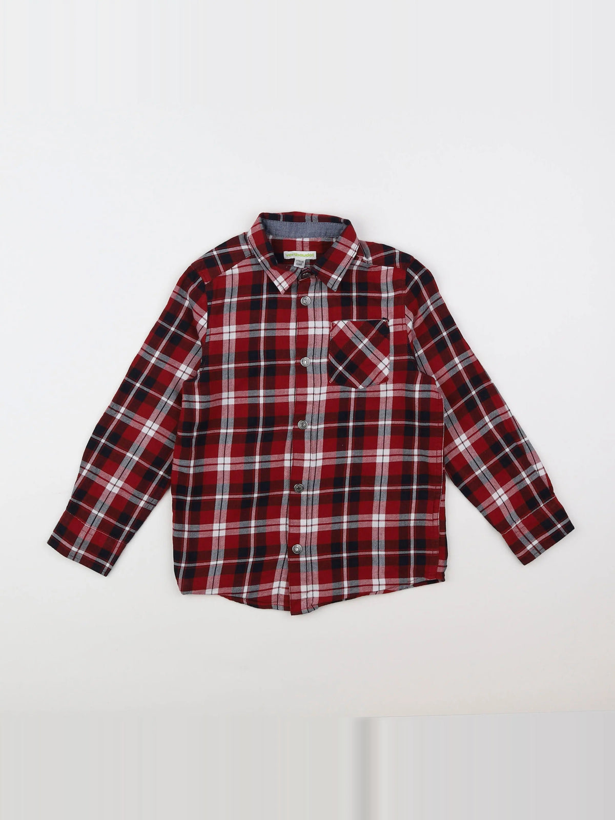Vertbaudet - chemise multicolore - 6 ans