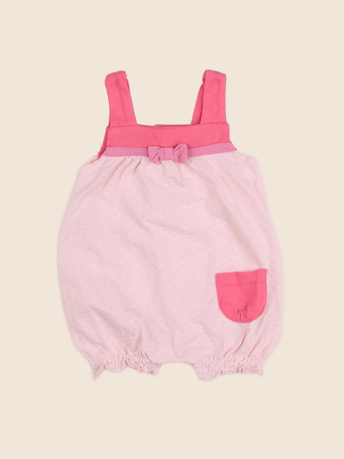 Vertbaudet - combinaison rose - 3 mois
