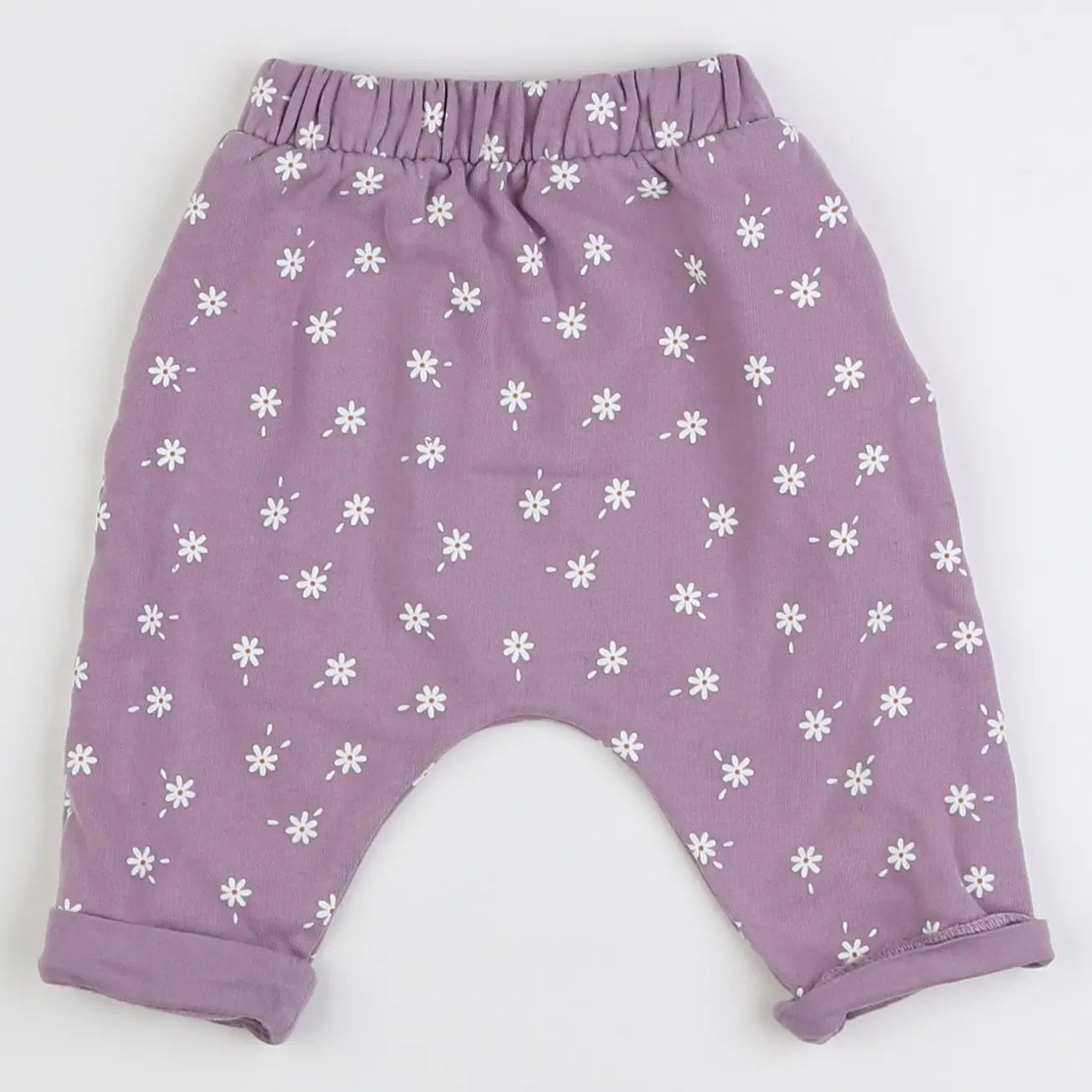 Vertbaudet - pantalon violet - 3 mois