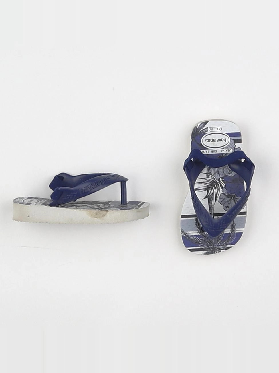 Havaianas - tongs bleu, blanc - pointure 17/18