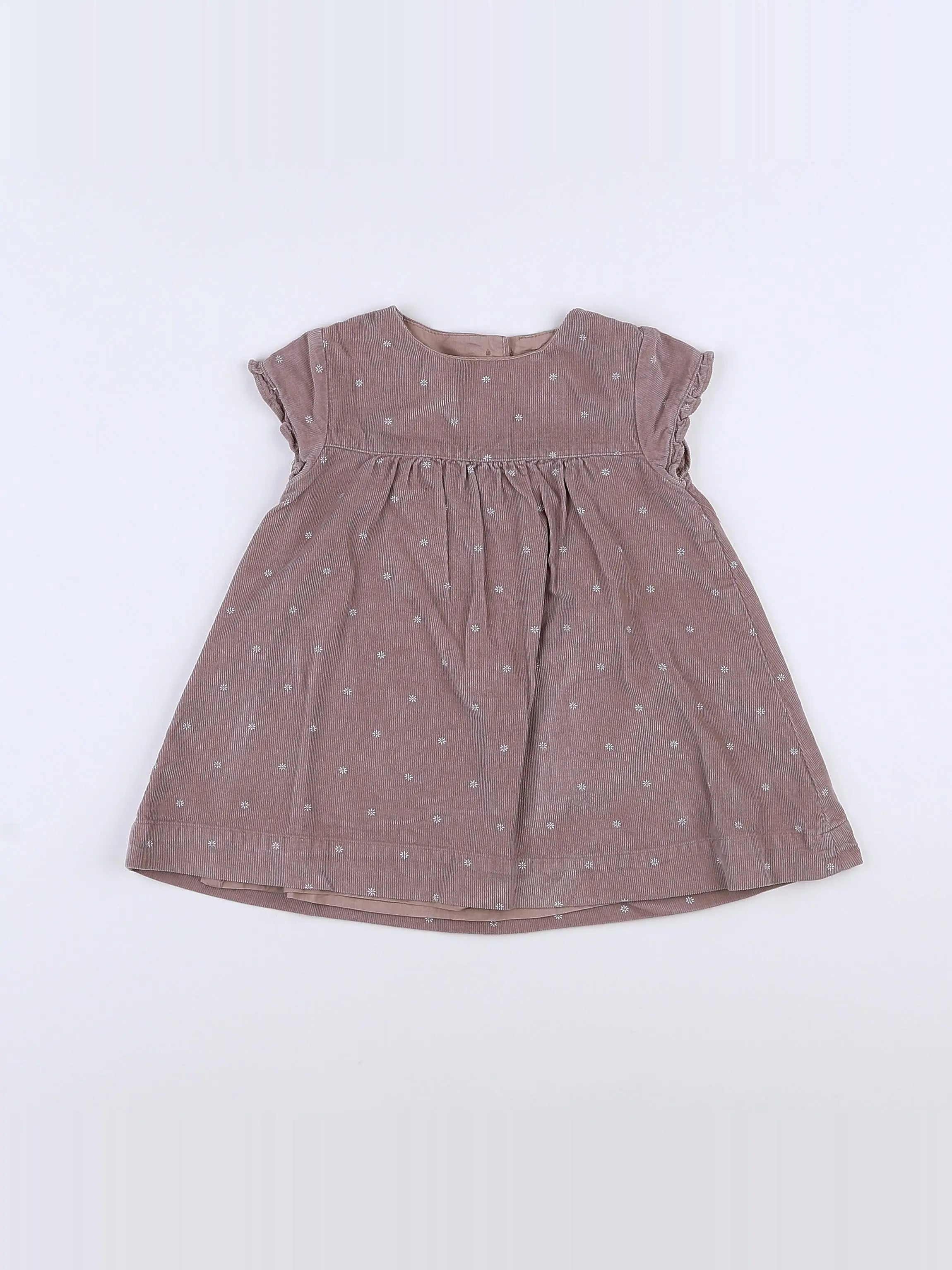 Cyrillus - robe violet - 9 mois
