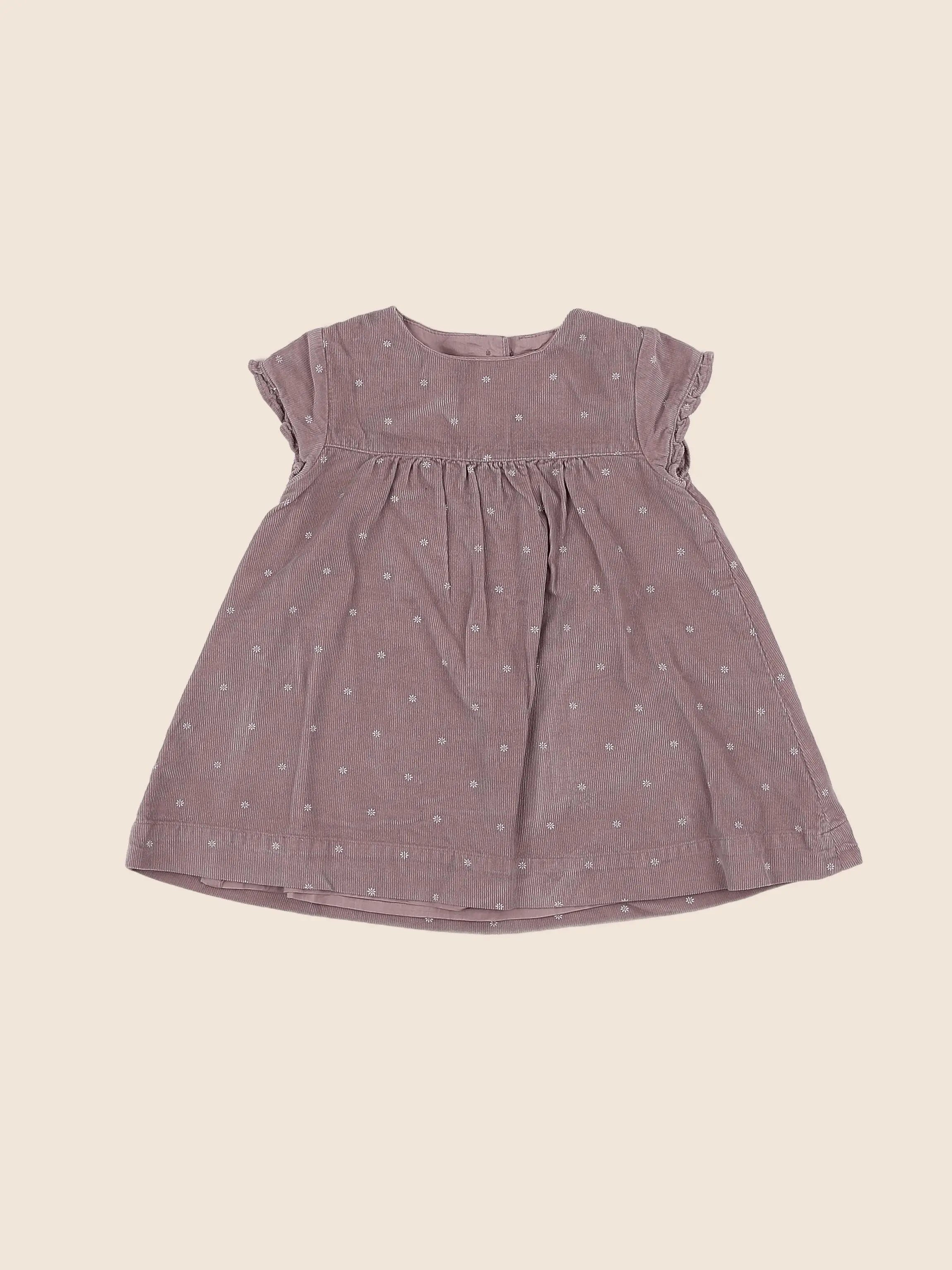 Cyrillus - robe violet - 9 mois