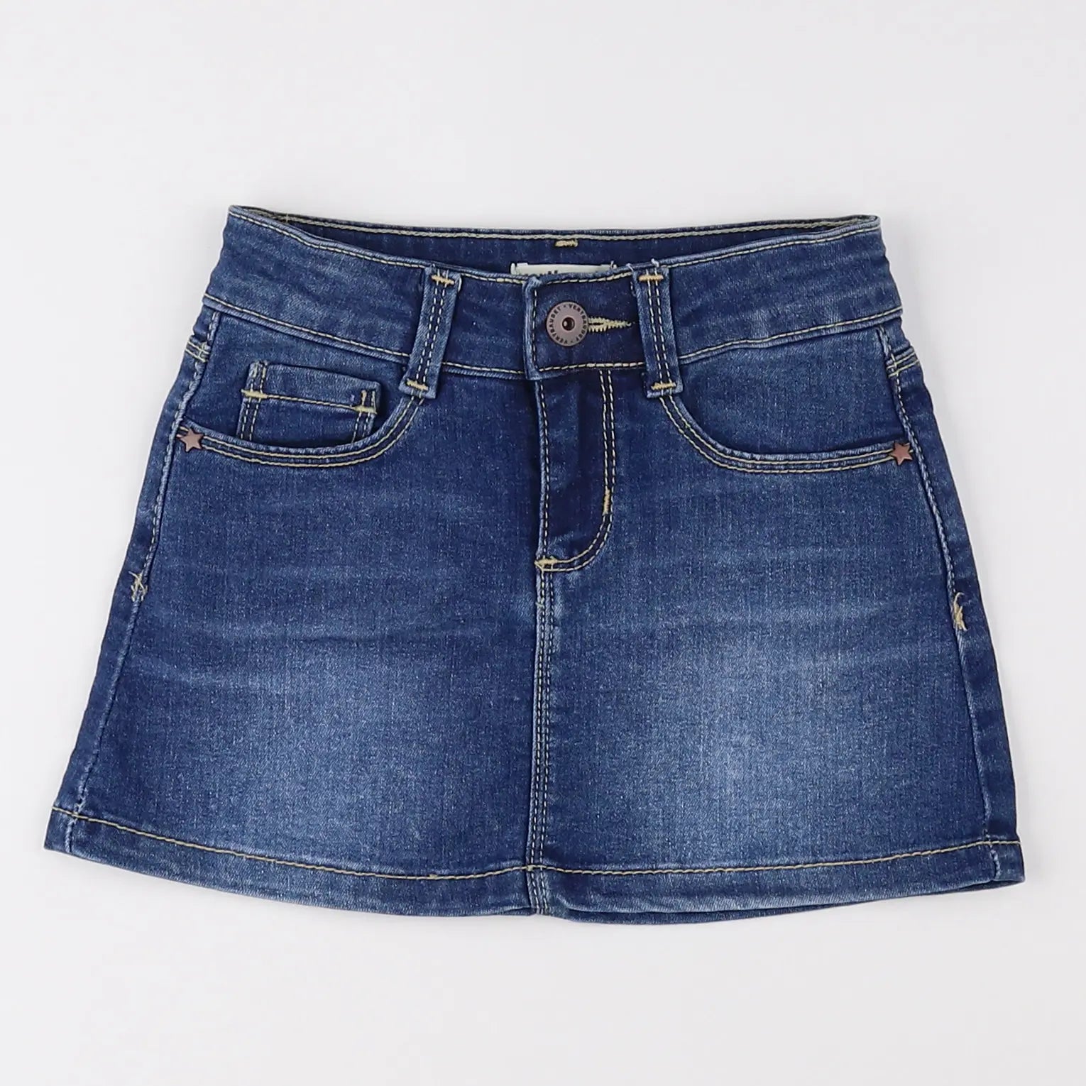 Vertbaudet - jupe bleu - 4 ans