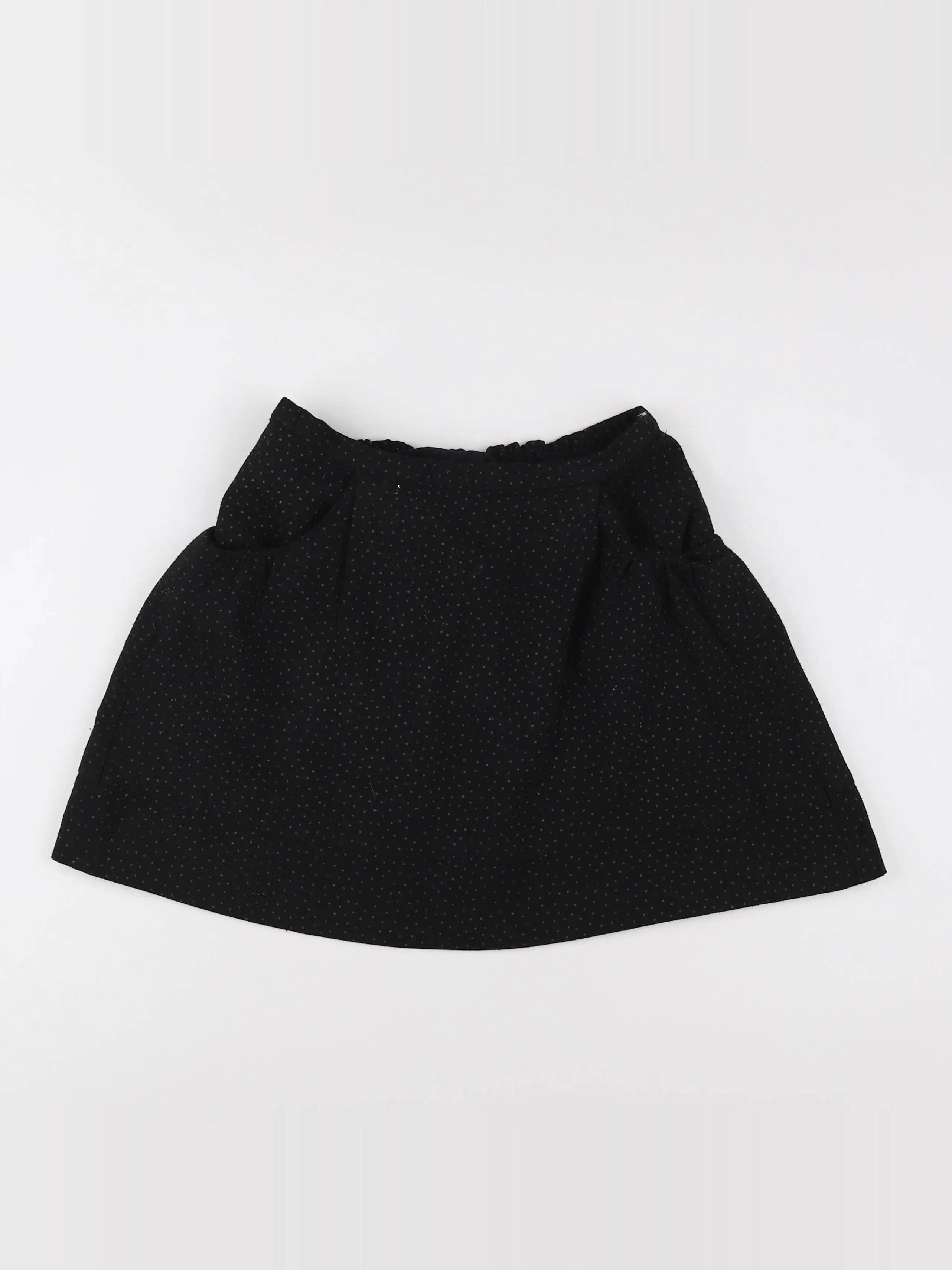 Monoprix - jupe marron, noir - 6 ans