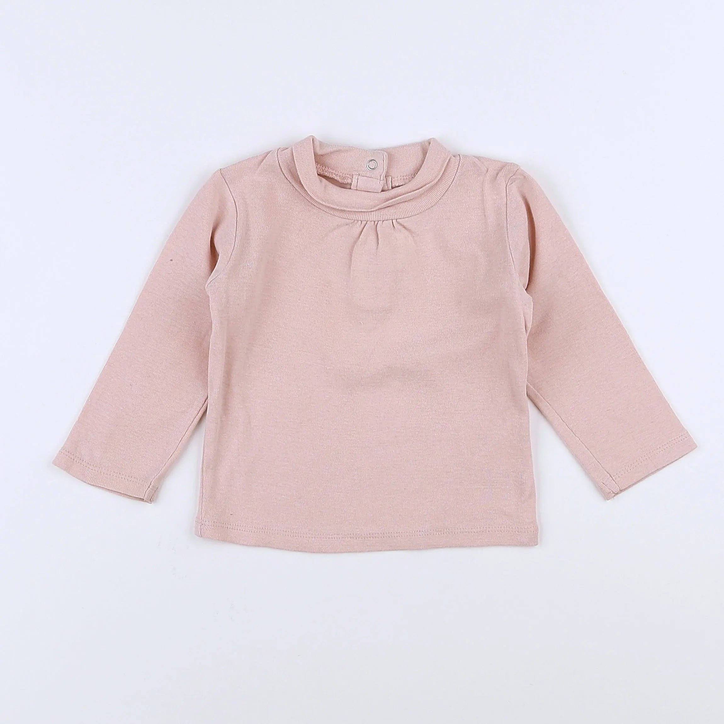 Vertbaudet - tee-shirt rose - 12 mois