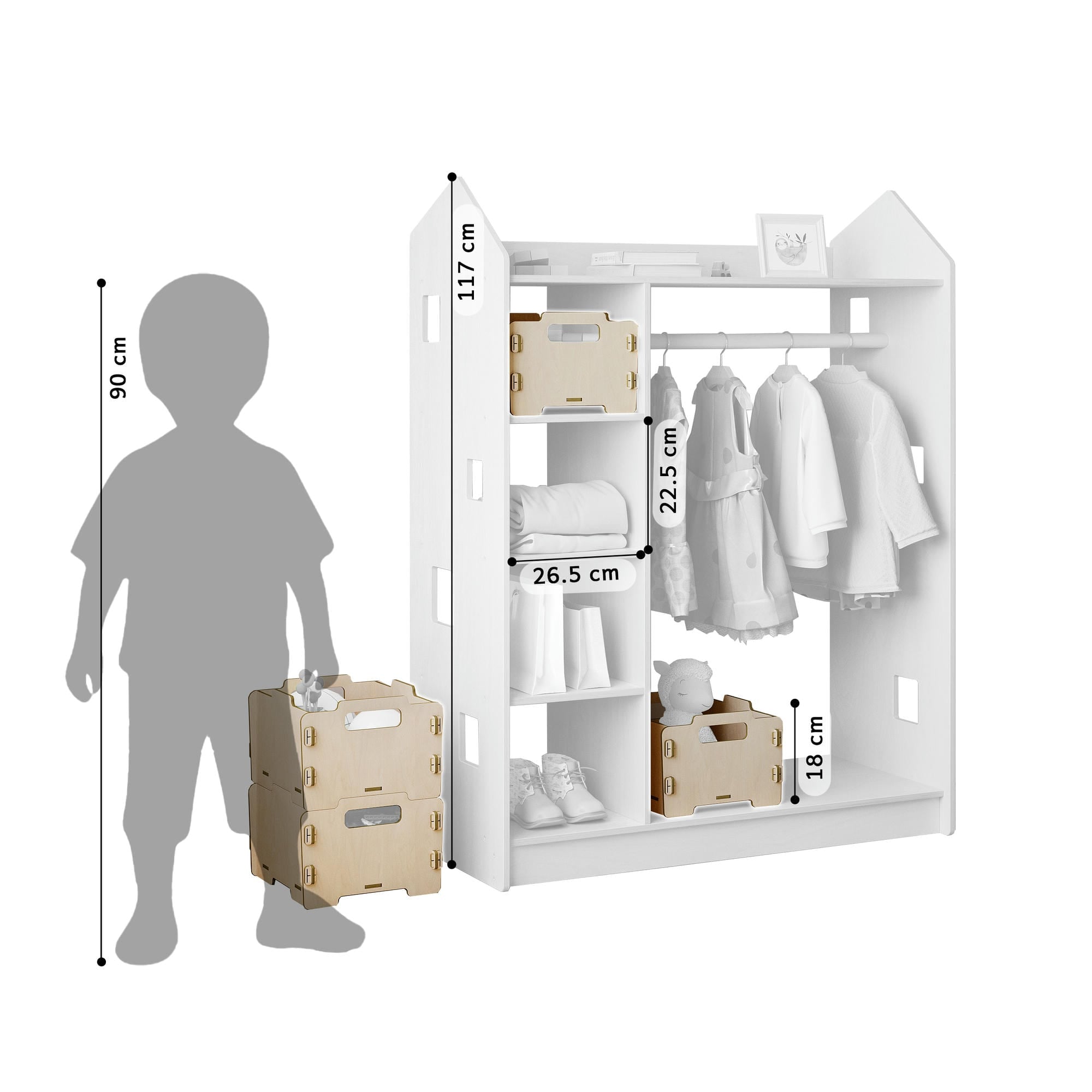 Boîte de rangement pour jouets