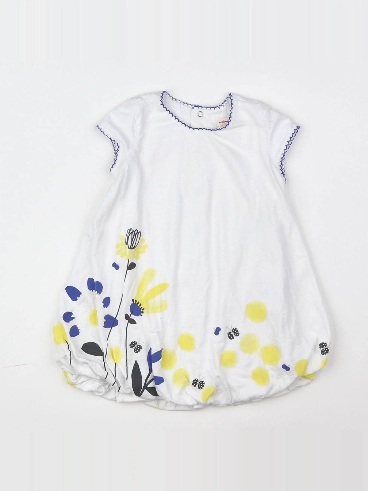 Catimini - robe blanc - 12 mois