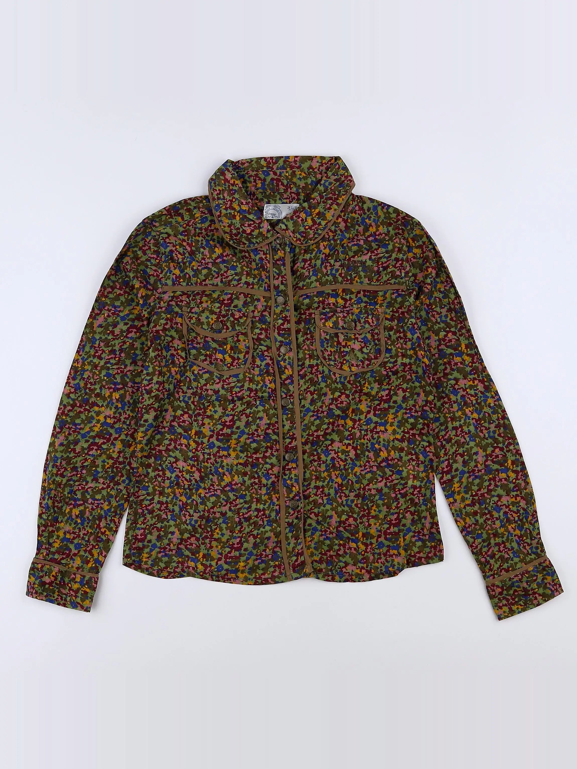 Le temps des cerises  - chemise multicolore - 10 ans