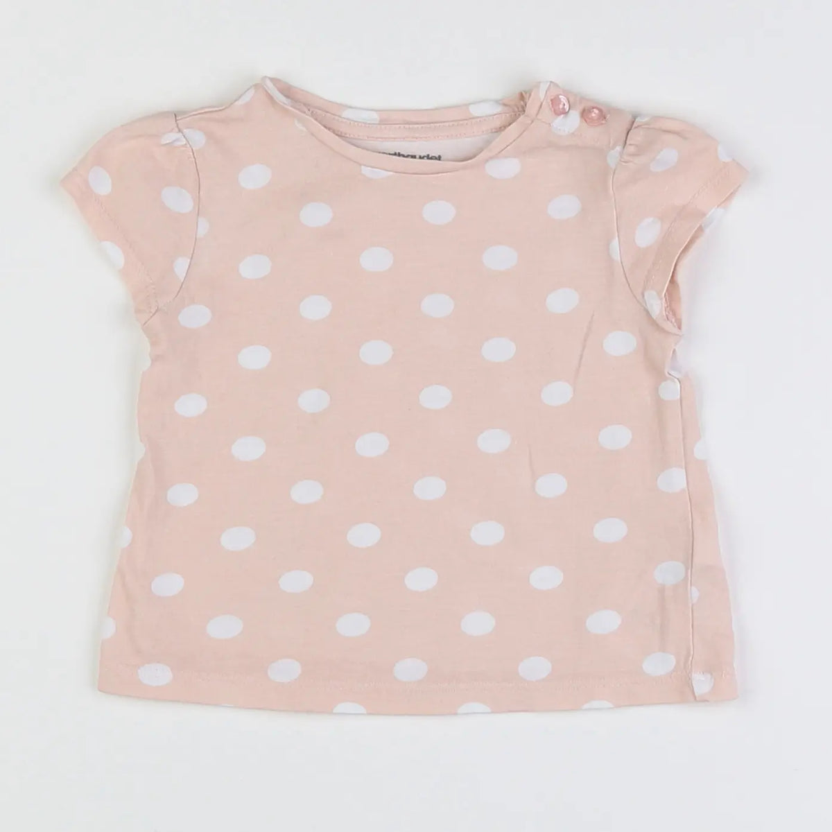 Vertbaudet - tee-shirt rose - 6 mois