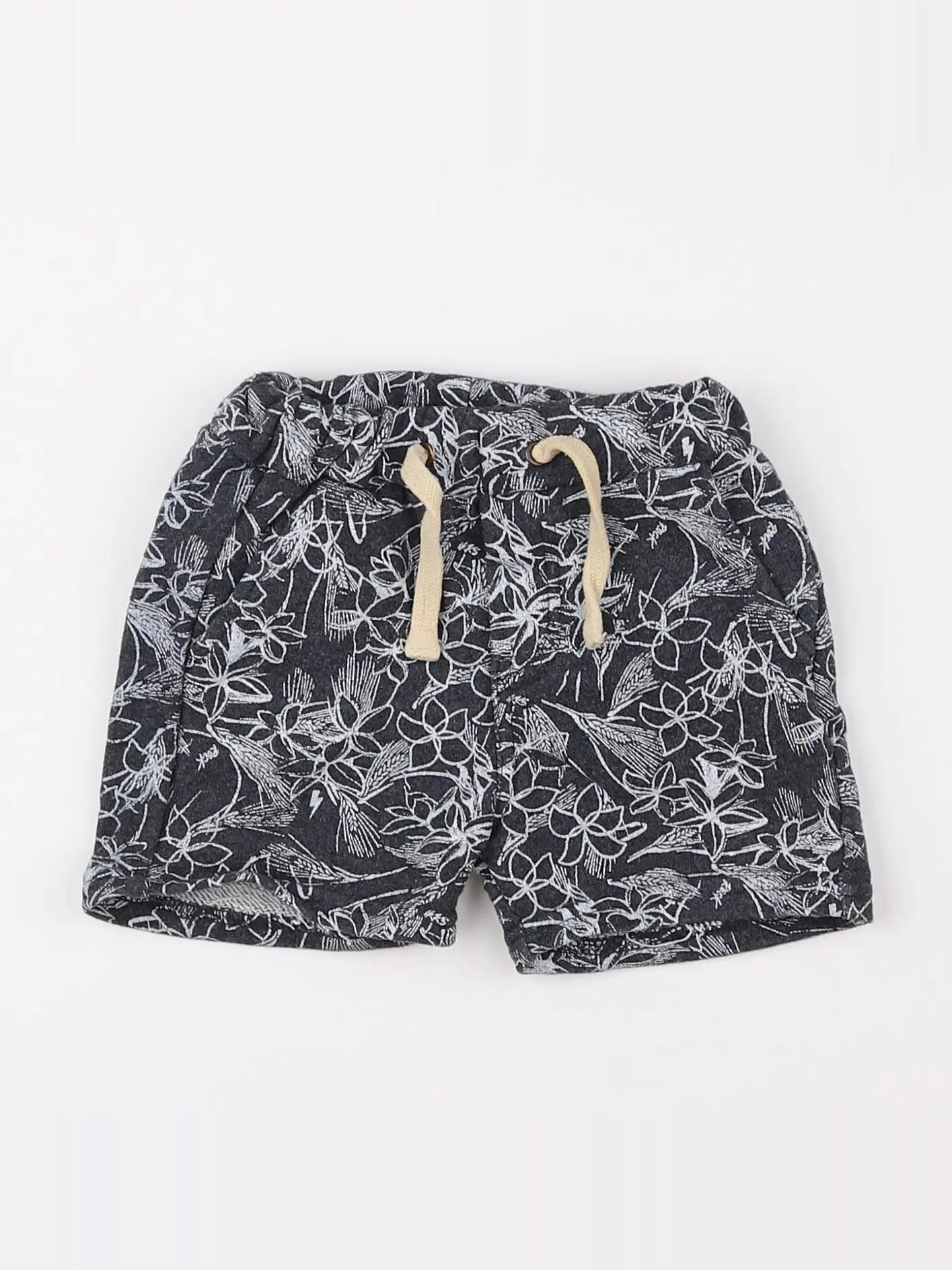 IKKS - short noir, gris - 12 mois