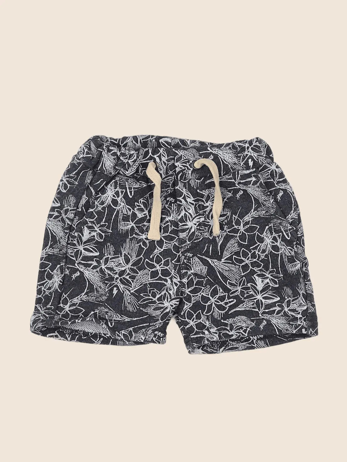 IKKS - short noir, gris - 12 mois