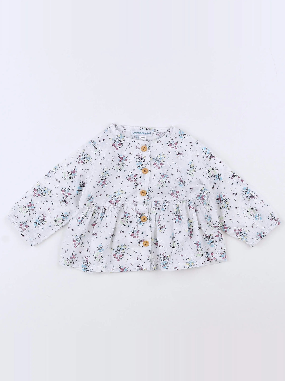 Vertbaudet - blouse blanc - 3 mois
