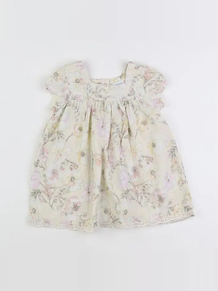 Vertbaudet - robe multicolore - 18 mois