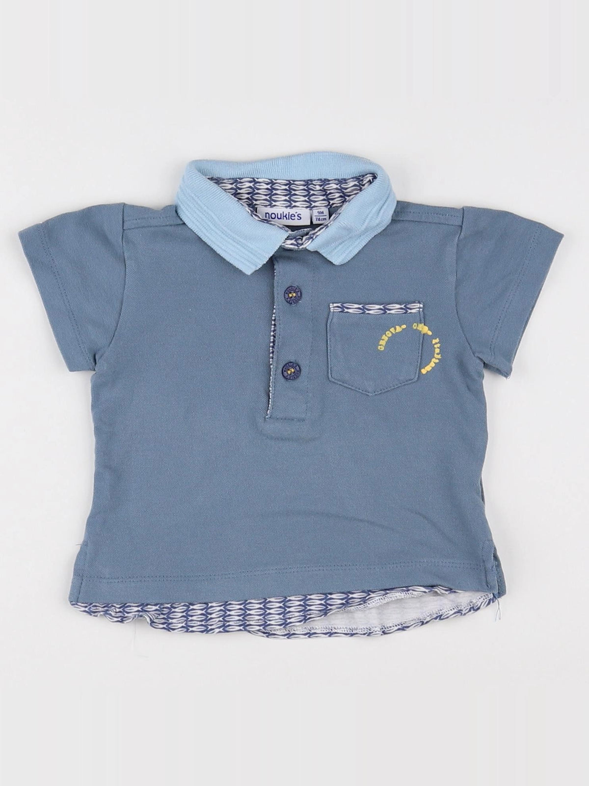 Noukie's - polo gris - 6 mois