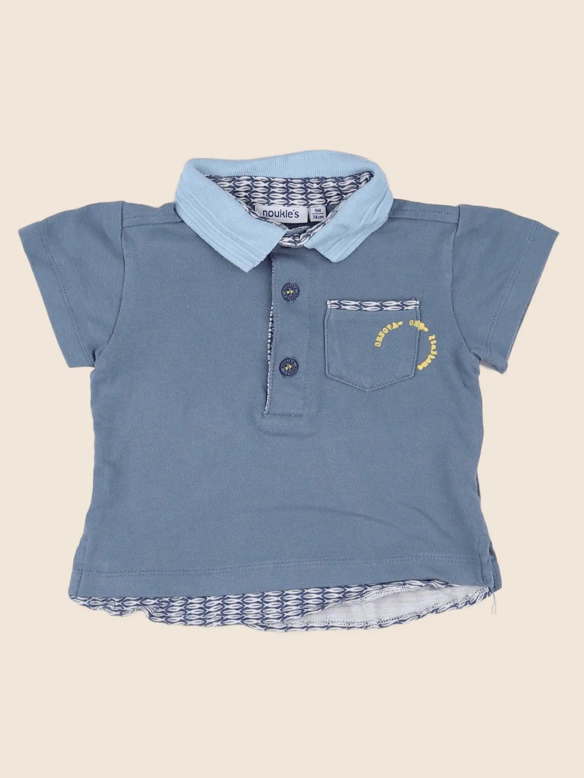 Noukie's - polo gris - 6 mois