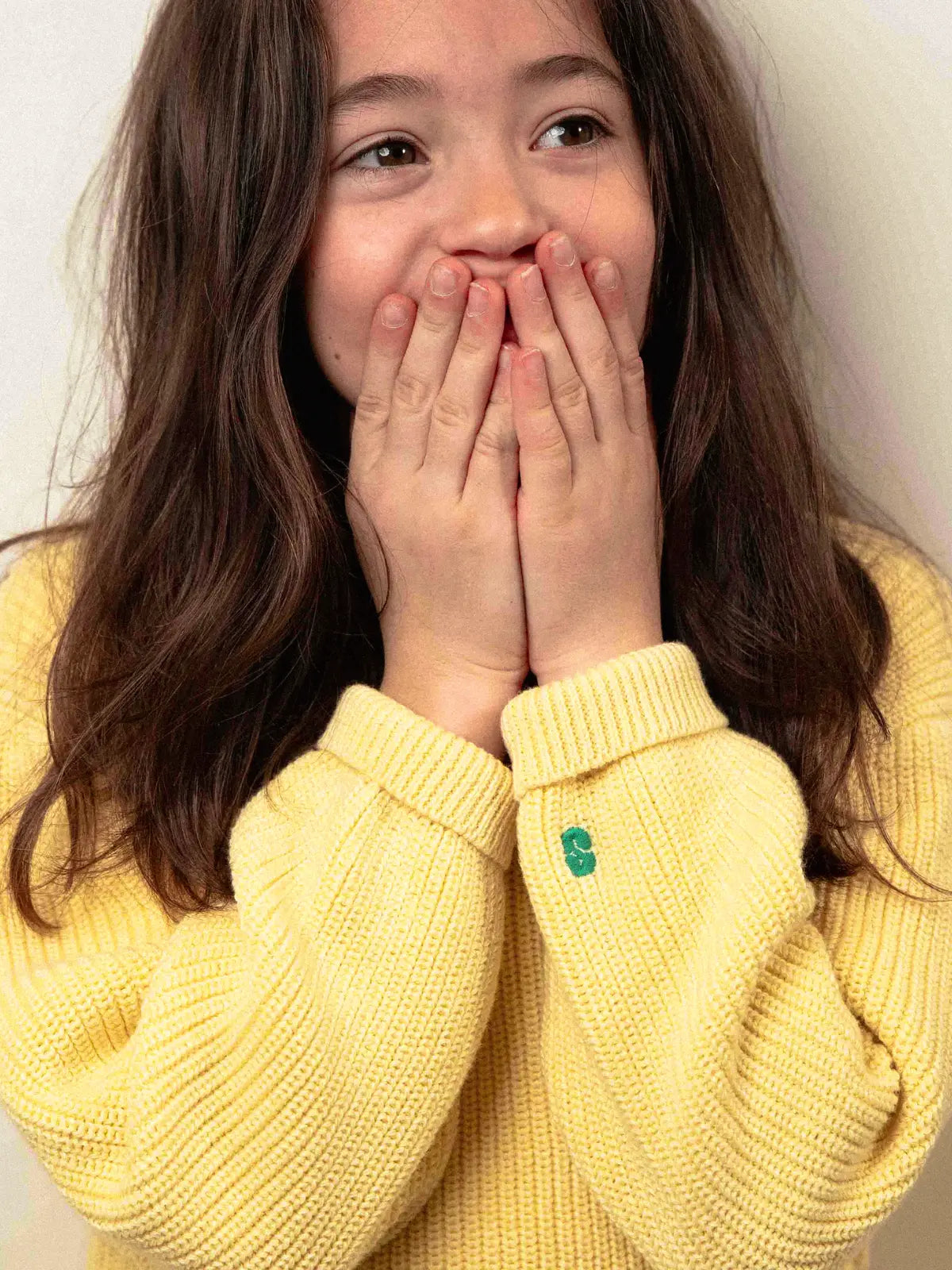 Le Pull 100% coton bio Jaune banane