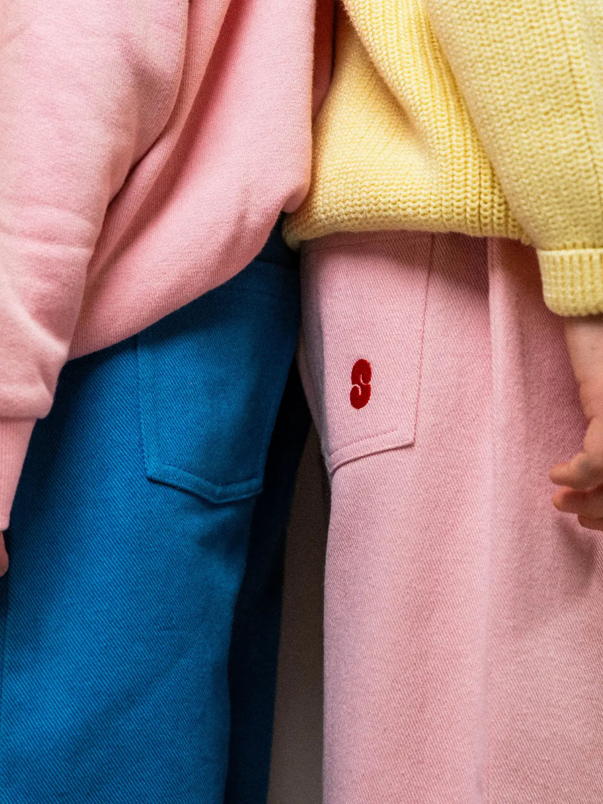 Le Pantalon en toile Rose malabar