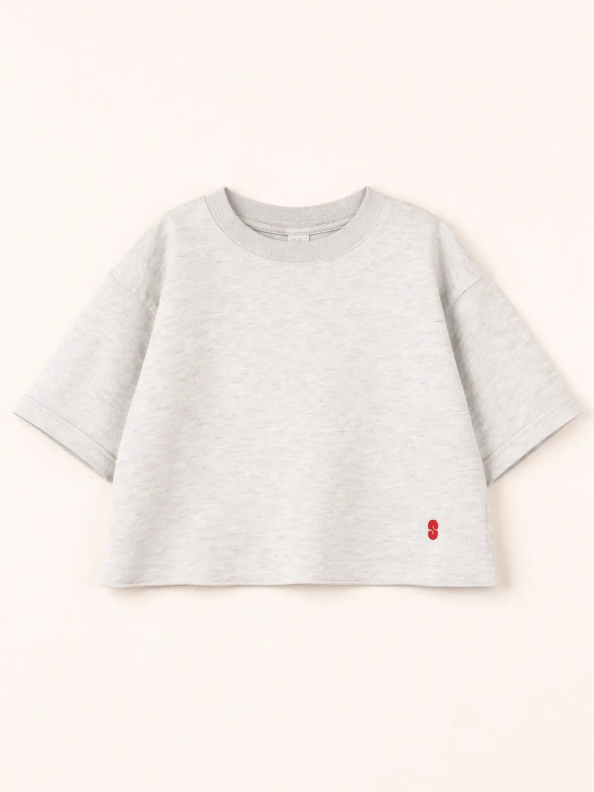 Le Tee-shirt sweat Gris chiné