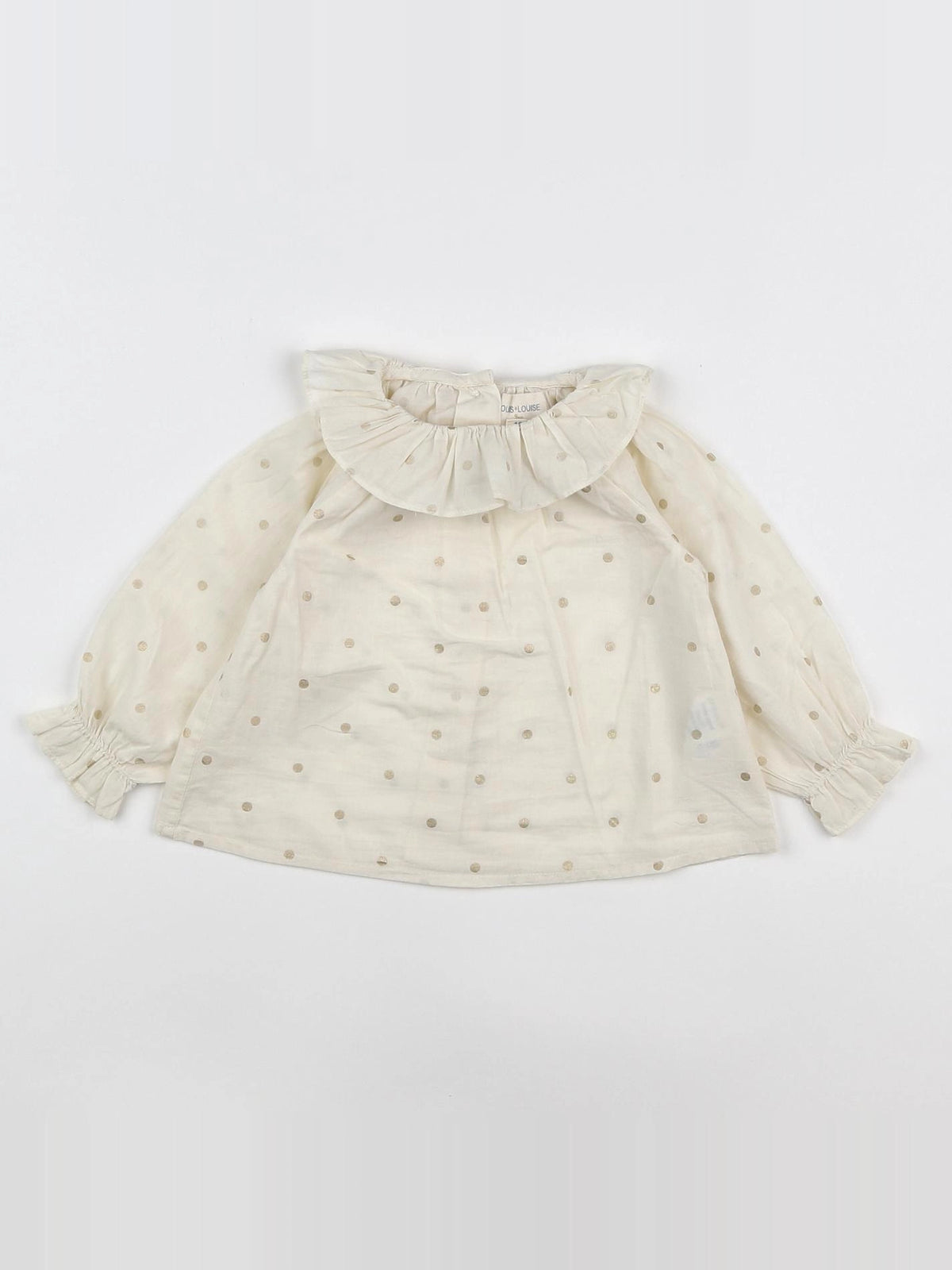 Louis Louise - blouse beige - 12 mois