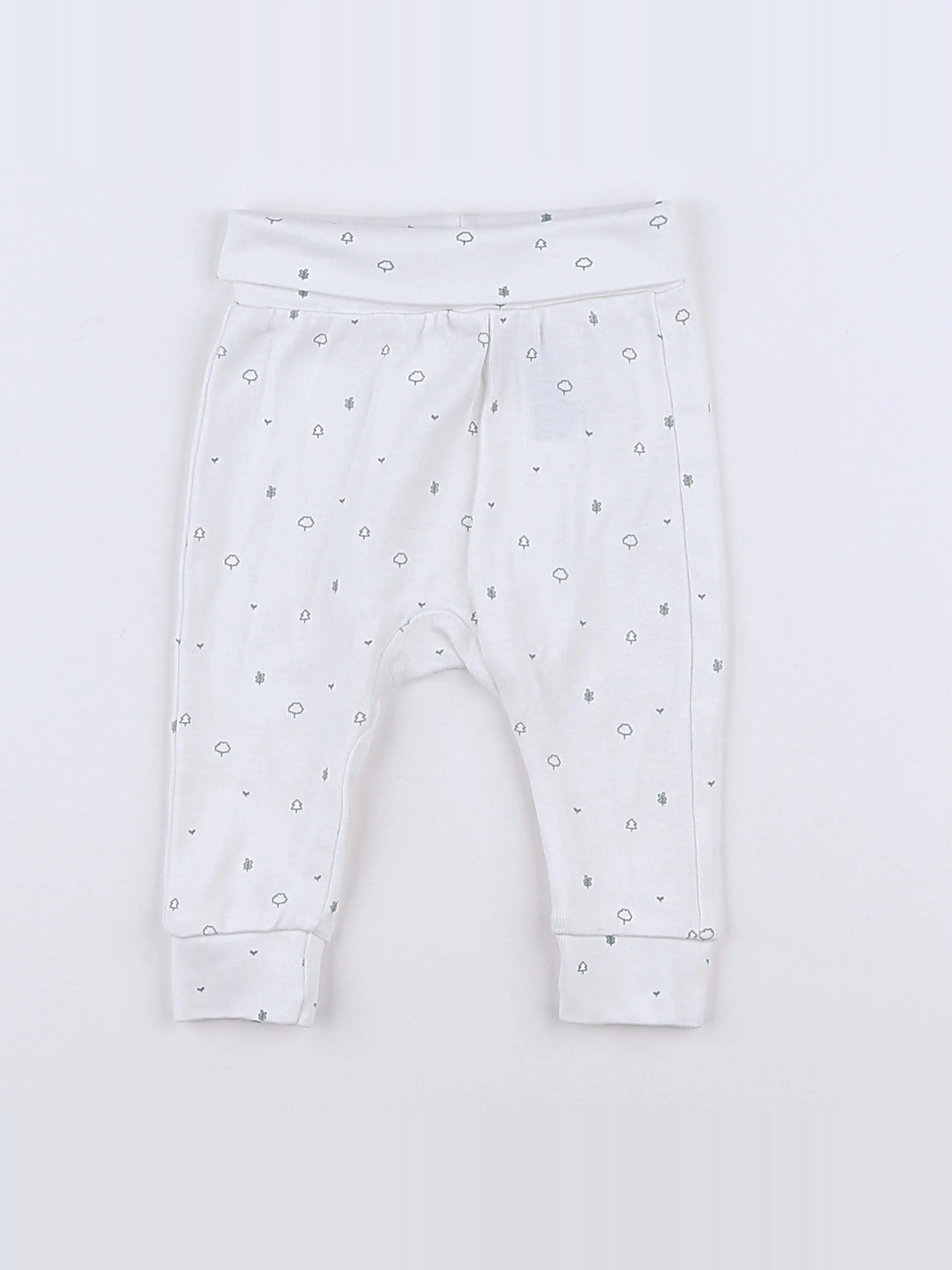 H&M - sarouel blanc - 3 mois