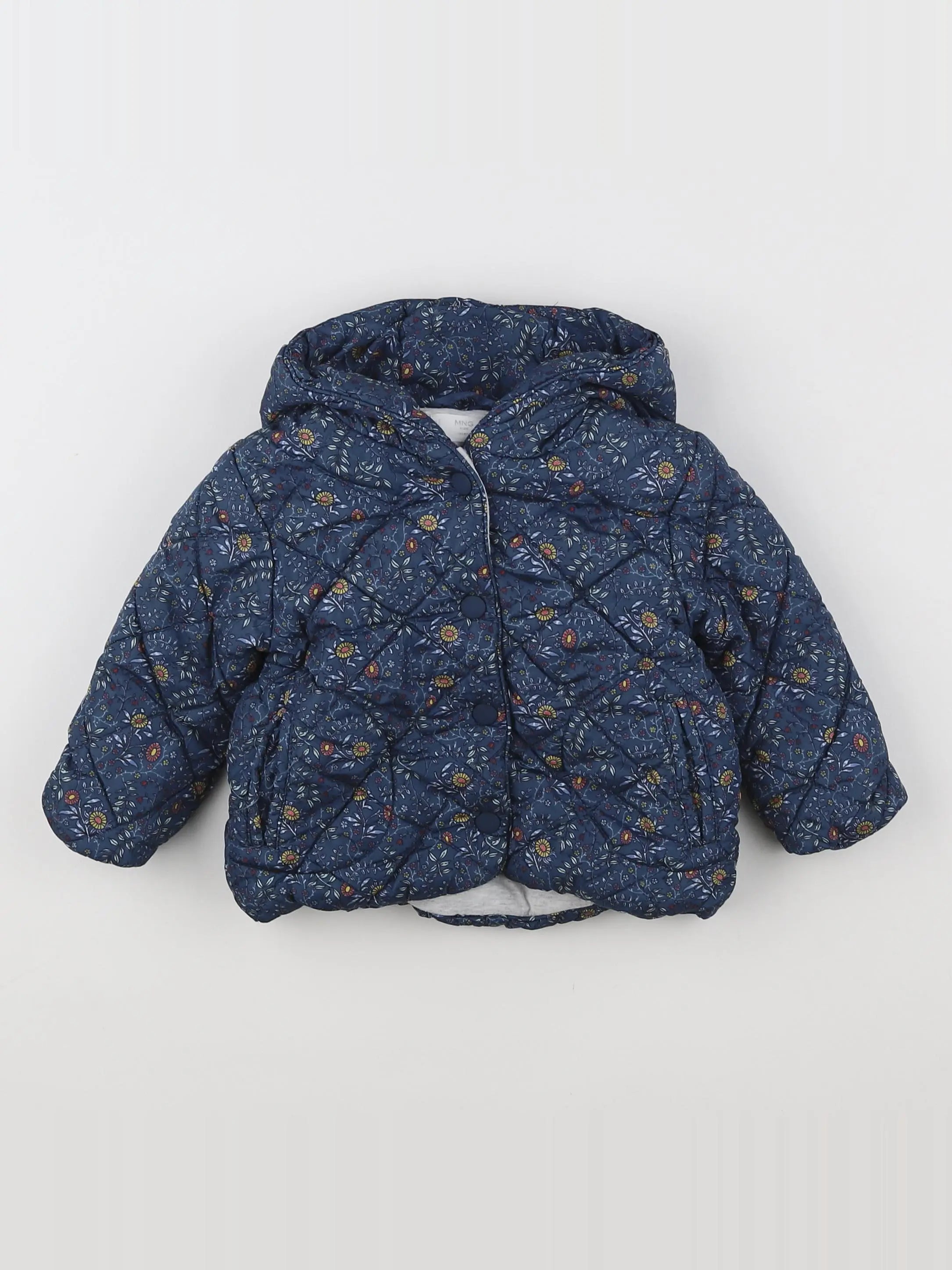 Mango - doudoune multicolore - 9/12 mois