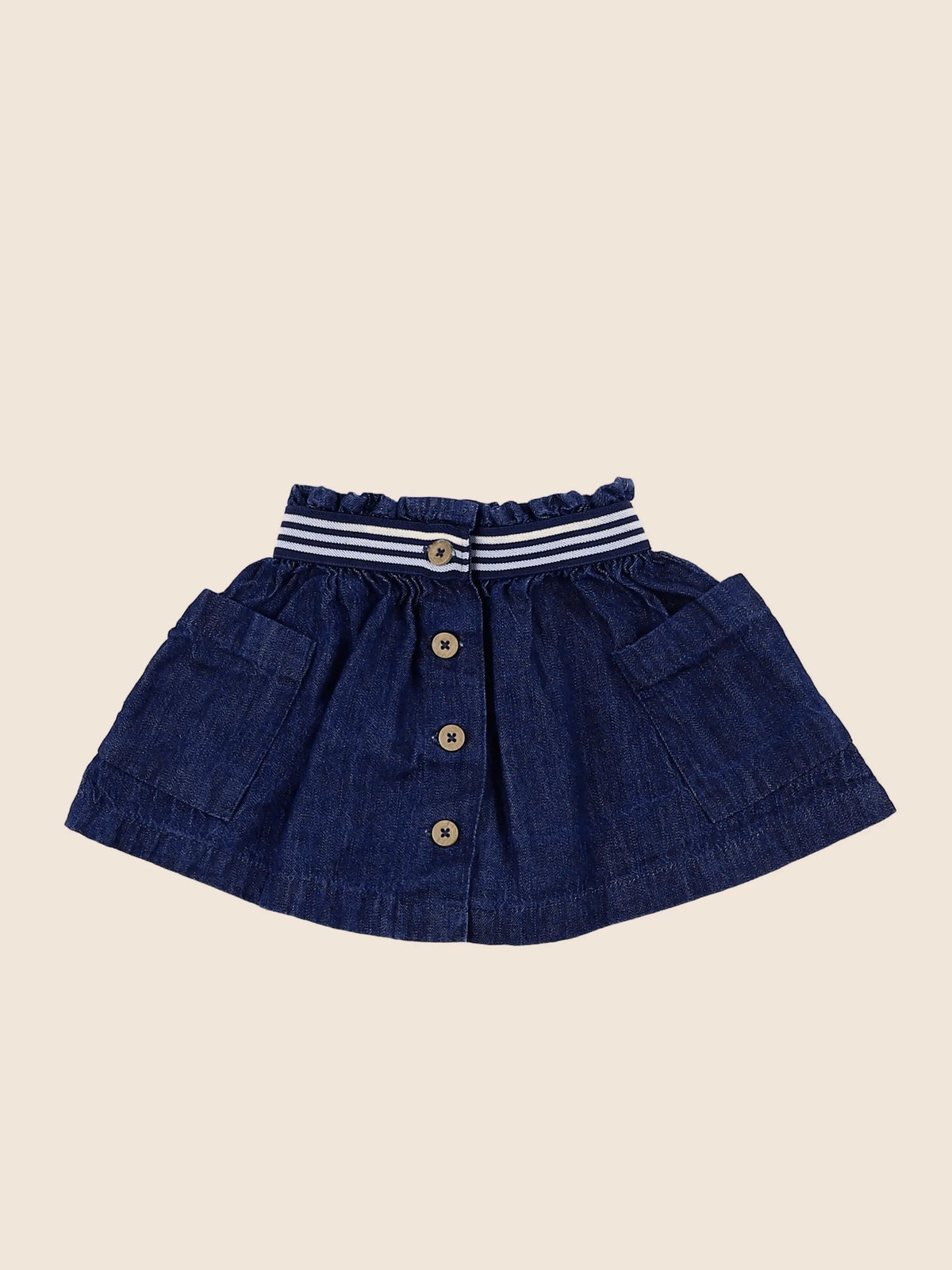 Vertbaudet - jupe bleu - 12 mois