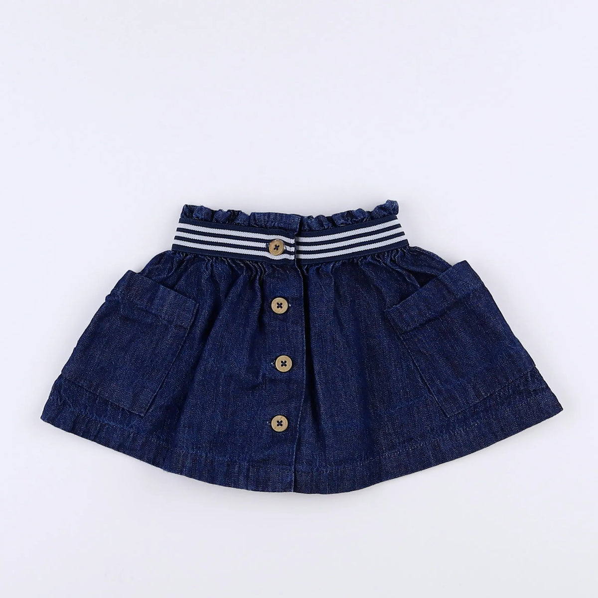 Vertbaudet - jupe bleu - 12 mois