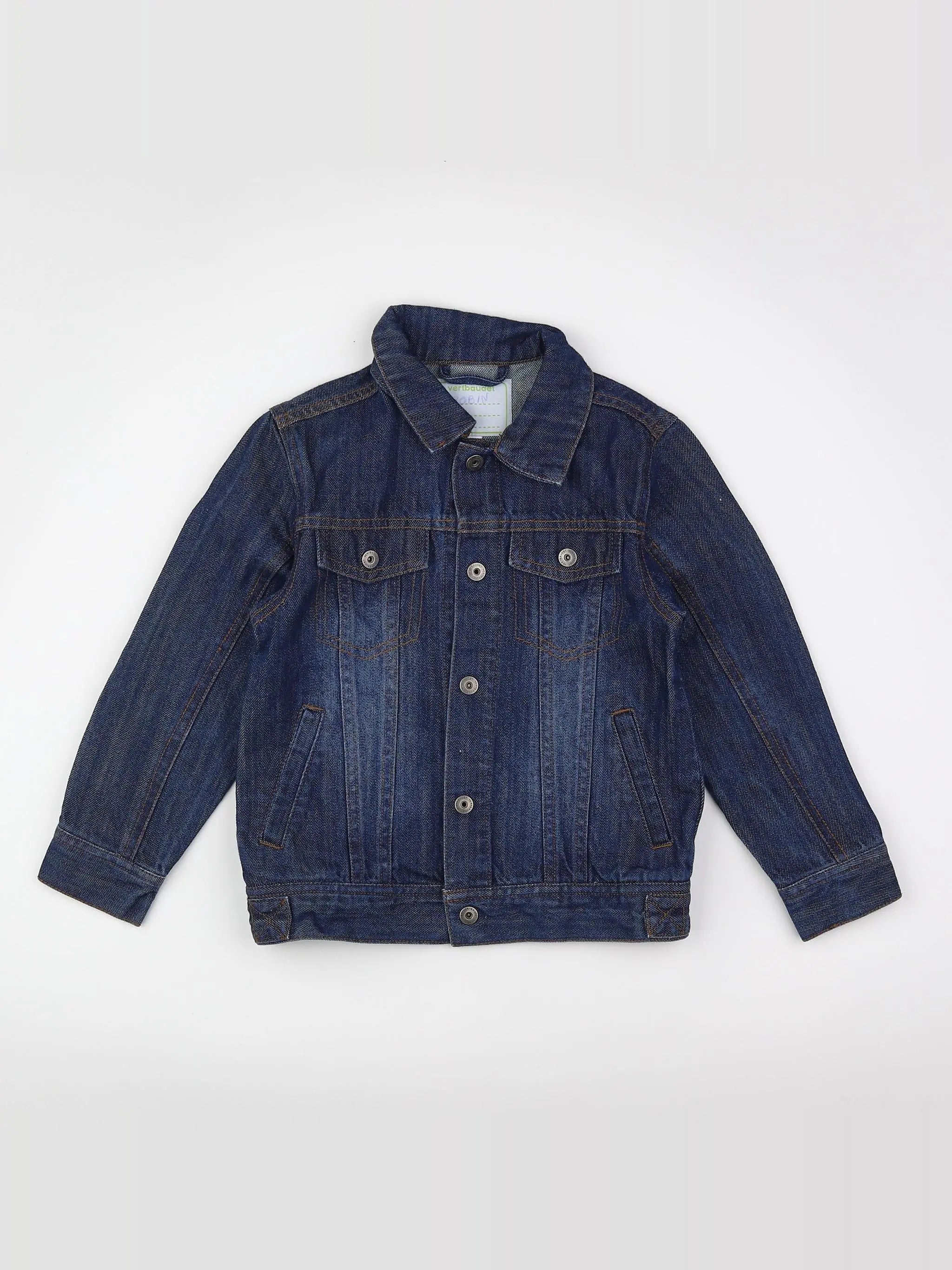 Vertbaudet - veste bleu - 6 ans